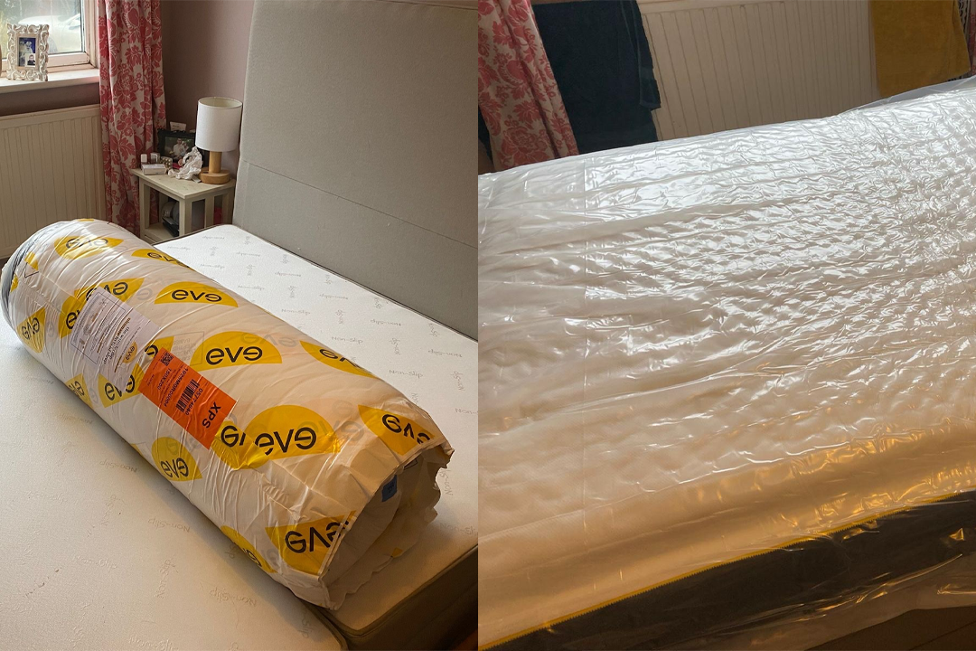 The mattress arrived rolled (Daisy Lester)