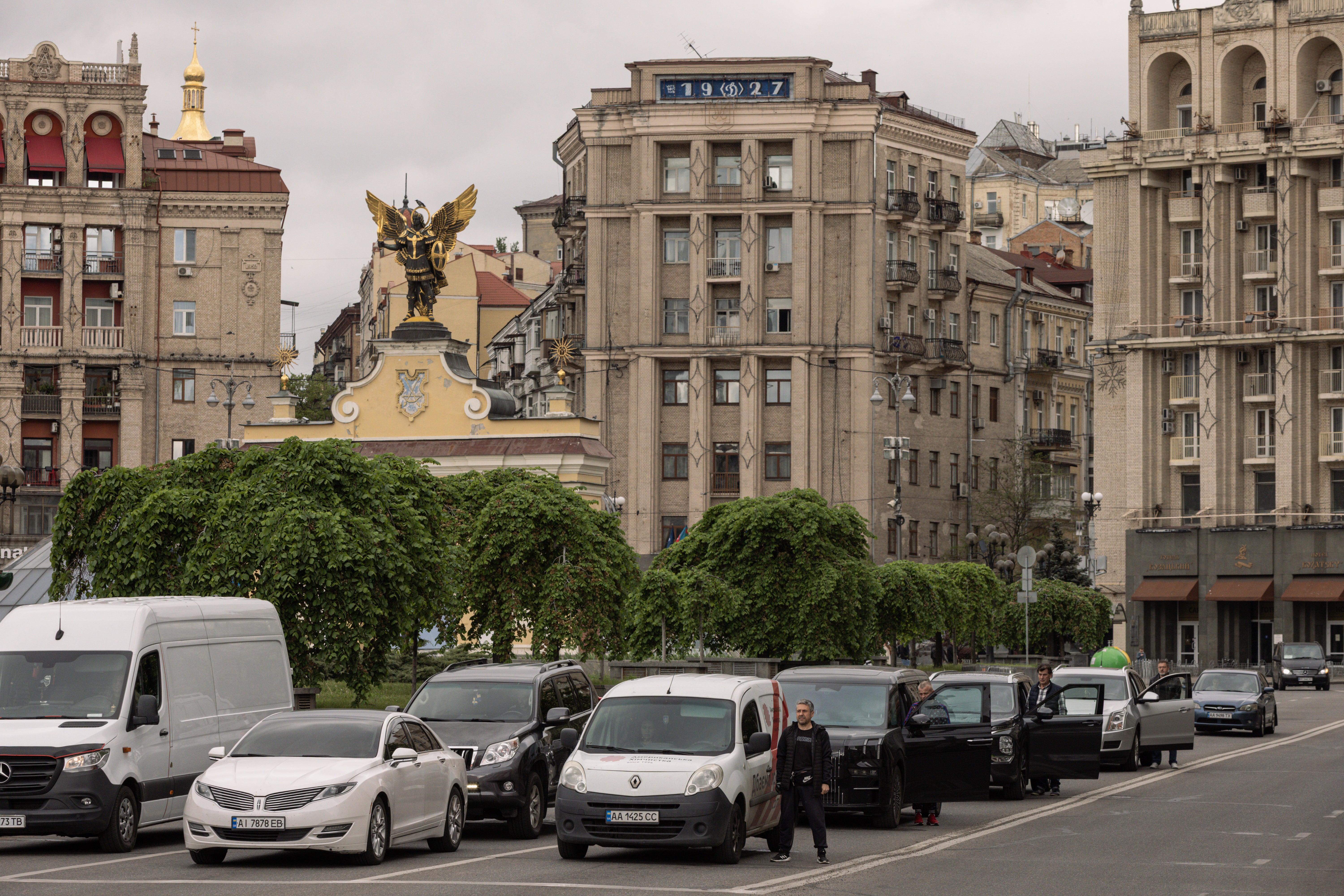 Kyiv motorists stop their cars and observe a one-minute silence daily at 9am to honour soldiers killed in the Russia-Ukraine war