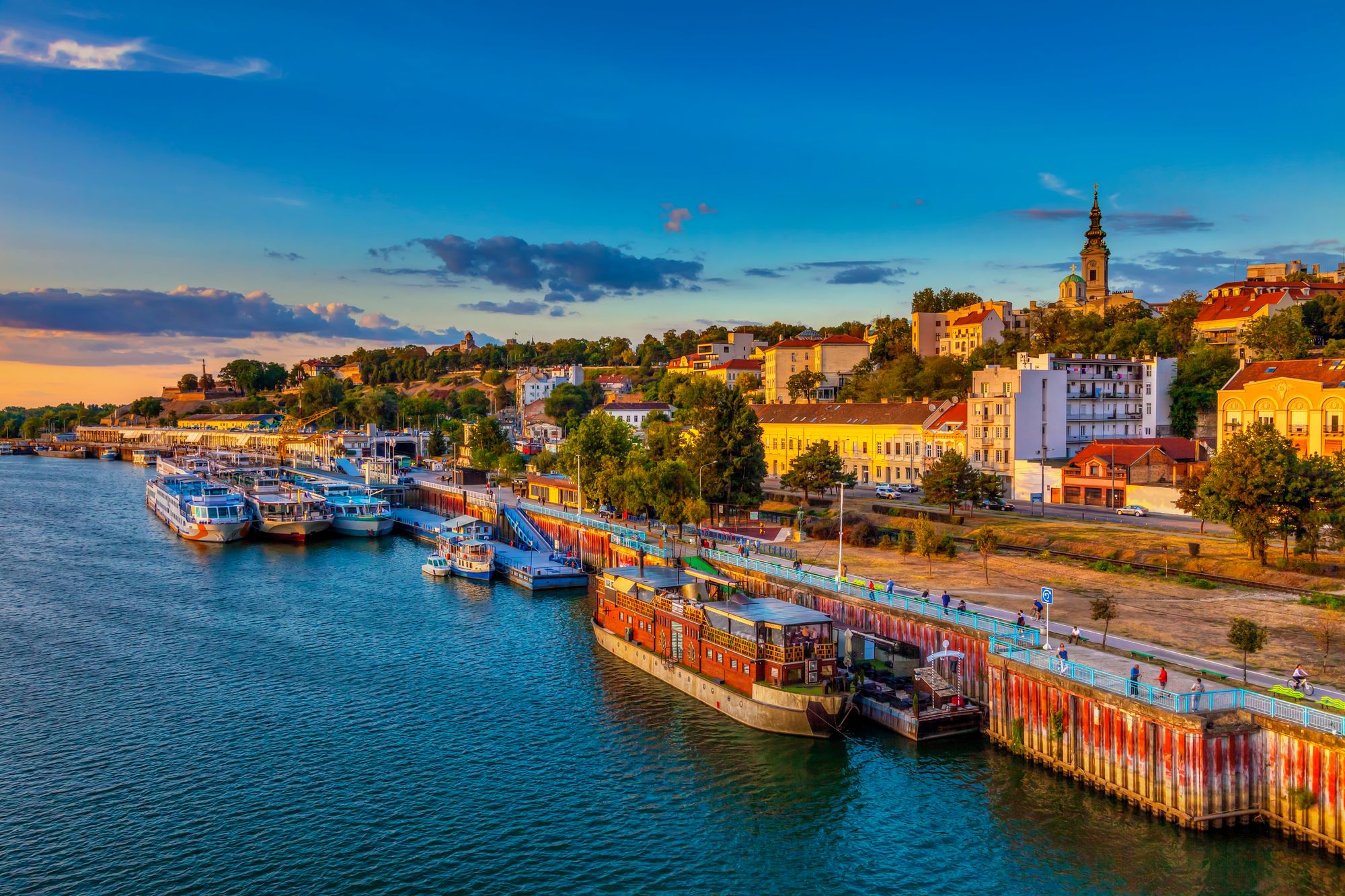 The ship’s week-long itinerary takes in Belgrade