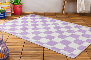 La Redoute Wavy Checkerboard rug