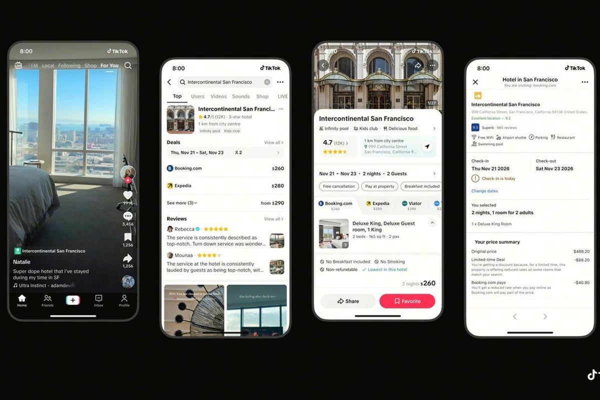Holidays can now be booked directly on TikTok for the first time