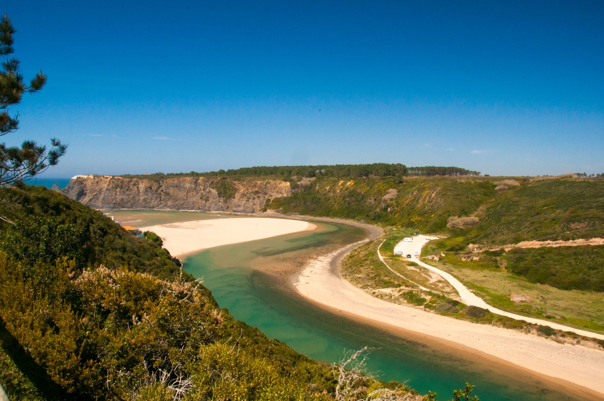 The sight of Odeceixe Beach was a highlight of day three for Rachel