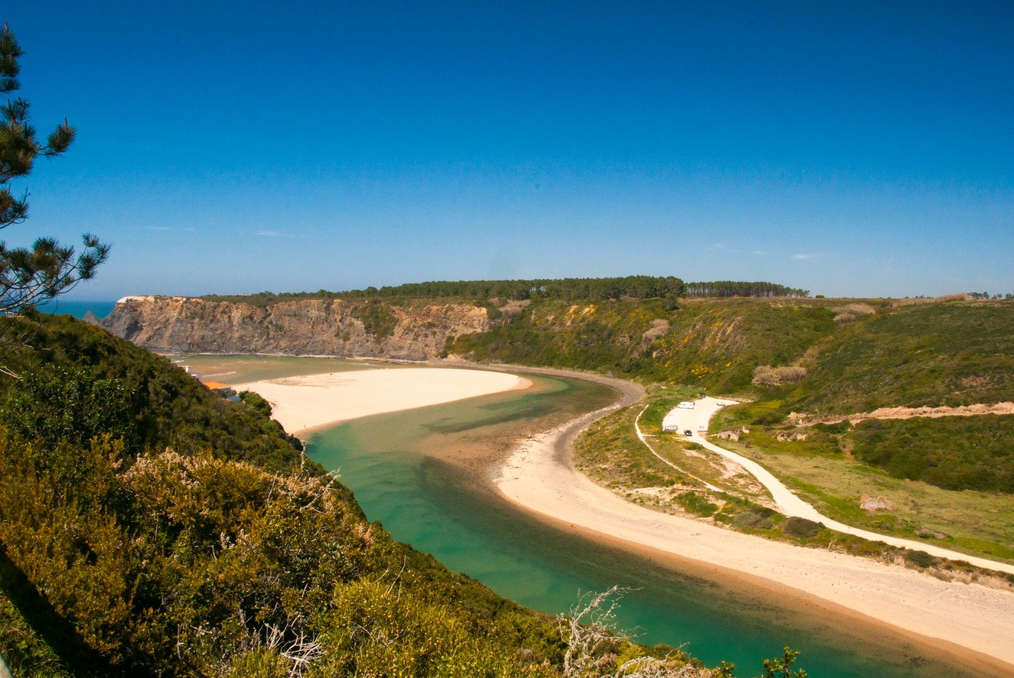 The sight of Odeceixe Beach was a highlight of day three for Rachel (Algarve Tourist Board)