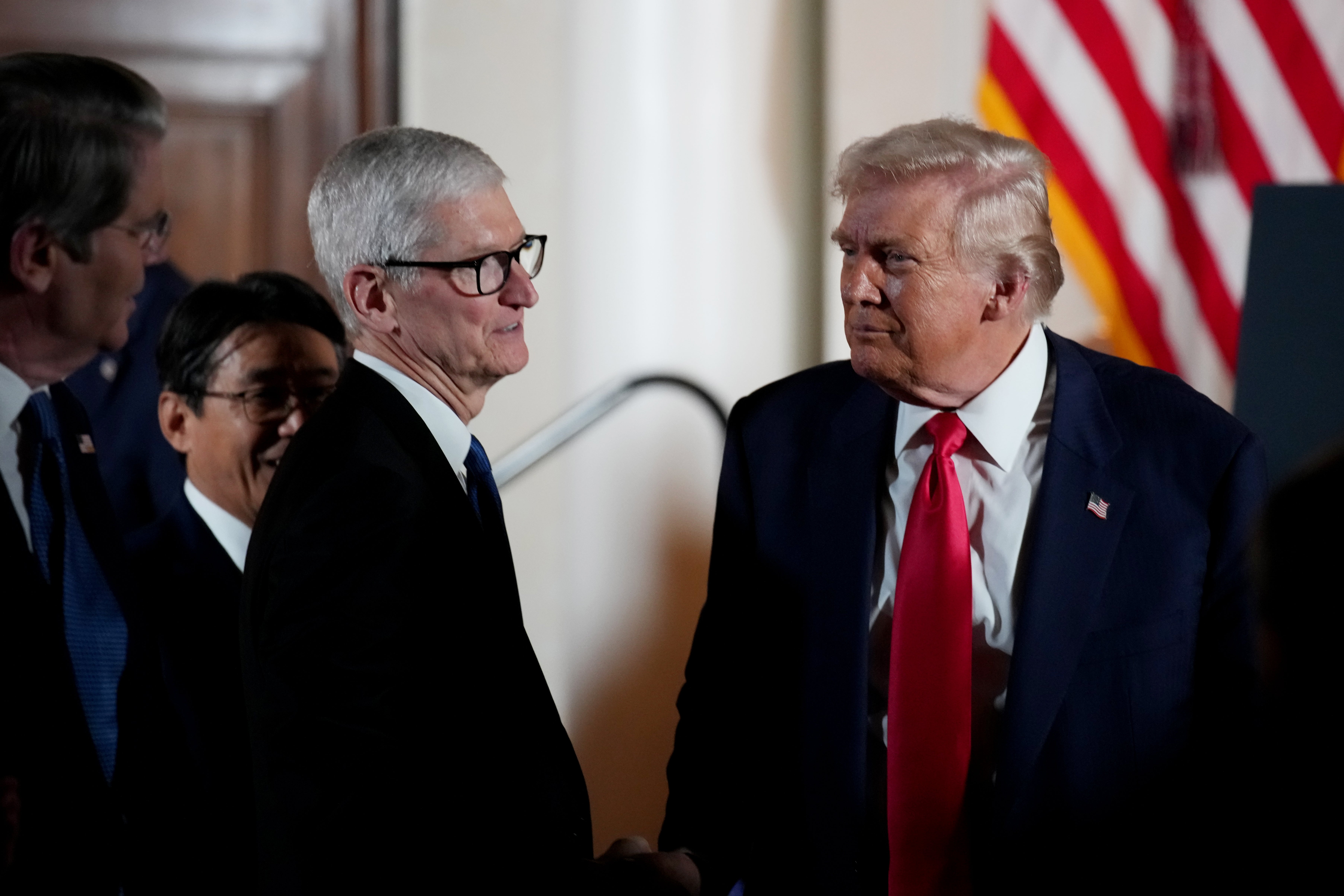 Apple CEO Tim Cook will also join the president's delegation