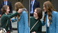 Kate hugs young royal fan as she makes first overseas trip since cancer treatment