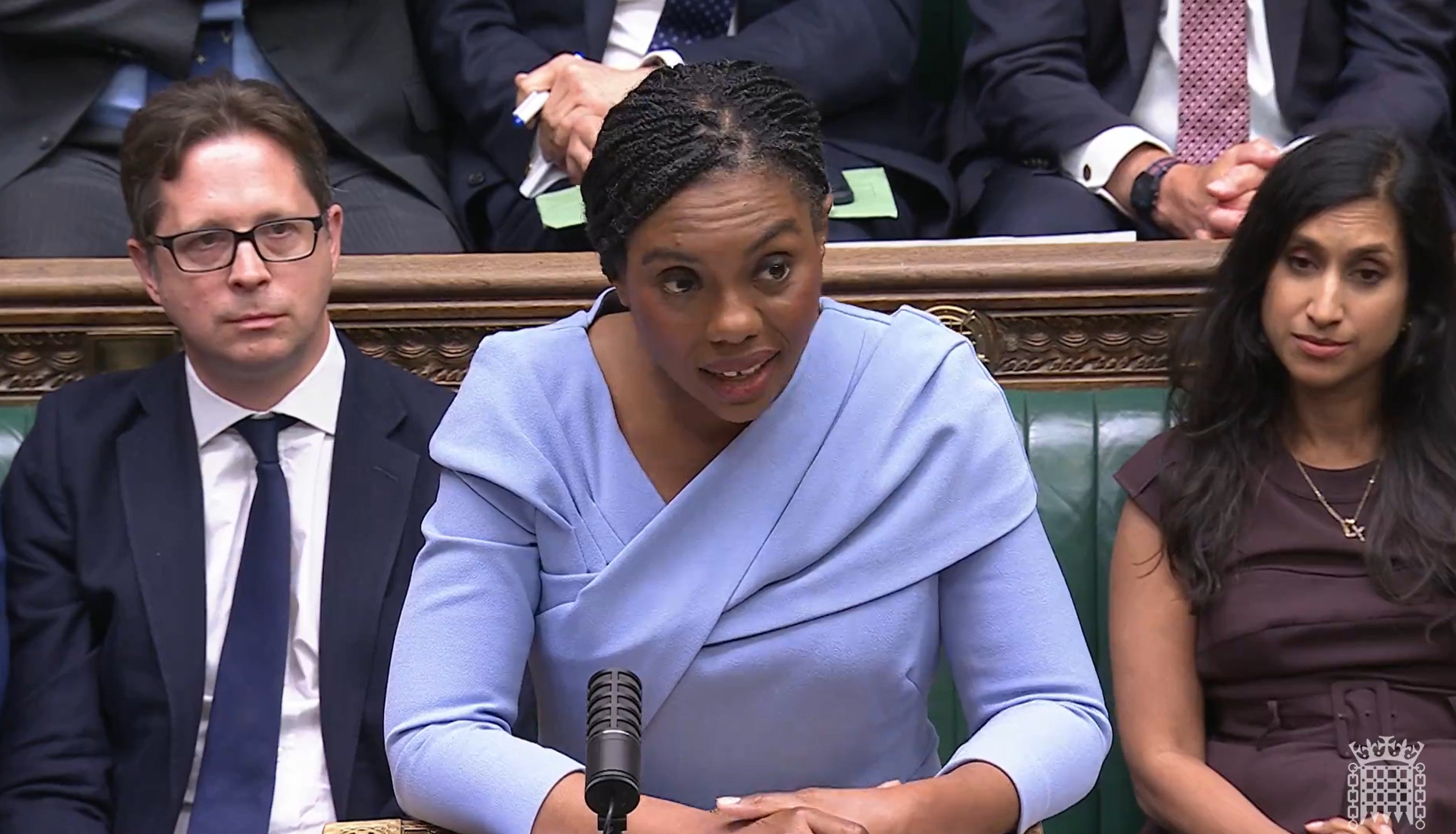 Kemi Badenoch mocked Starmer and Streeting in a post-King’s Speech debate