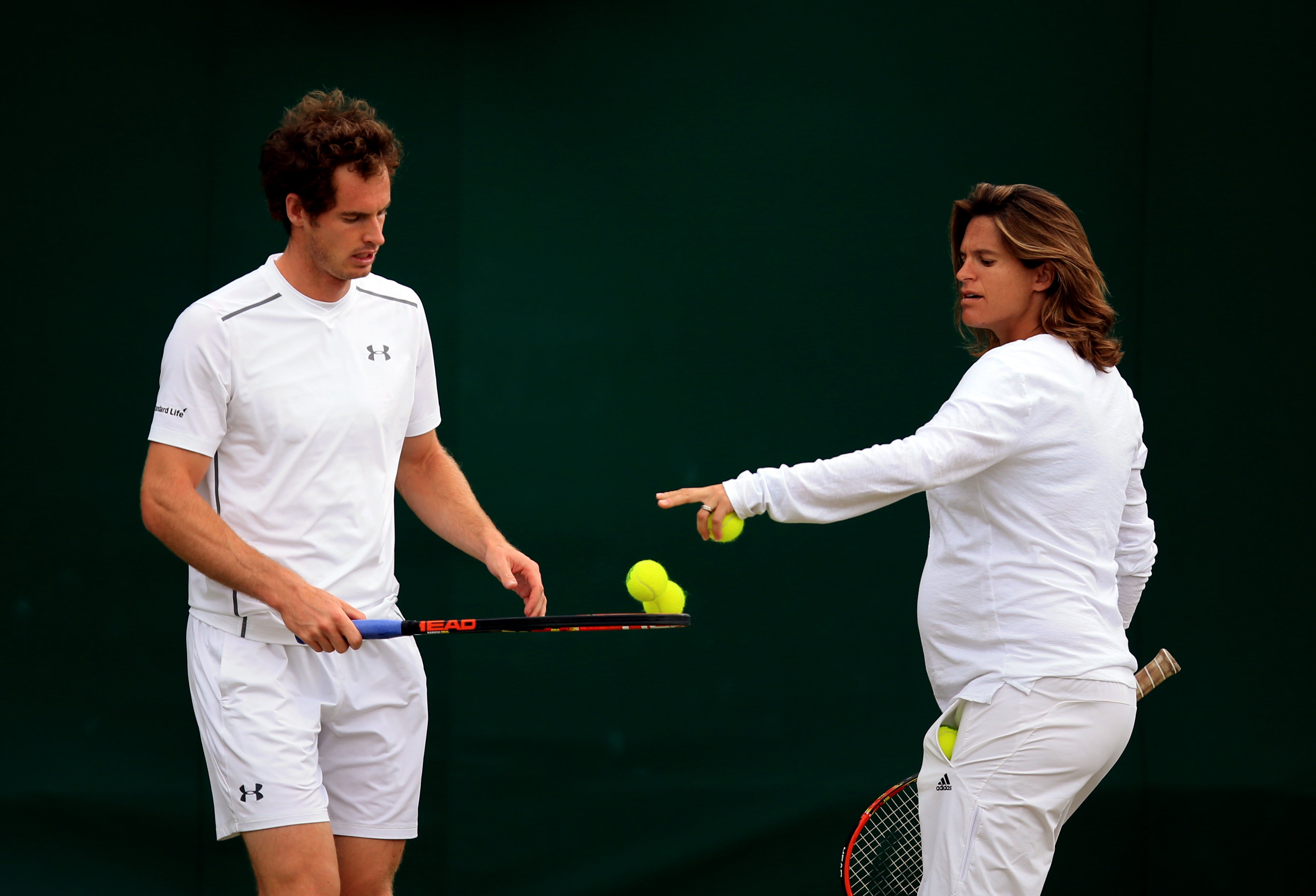 Andy Murray broke new ground in his partnership with Amelie Mauresmo (Mike Egerton/PA)