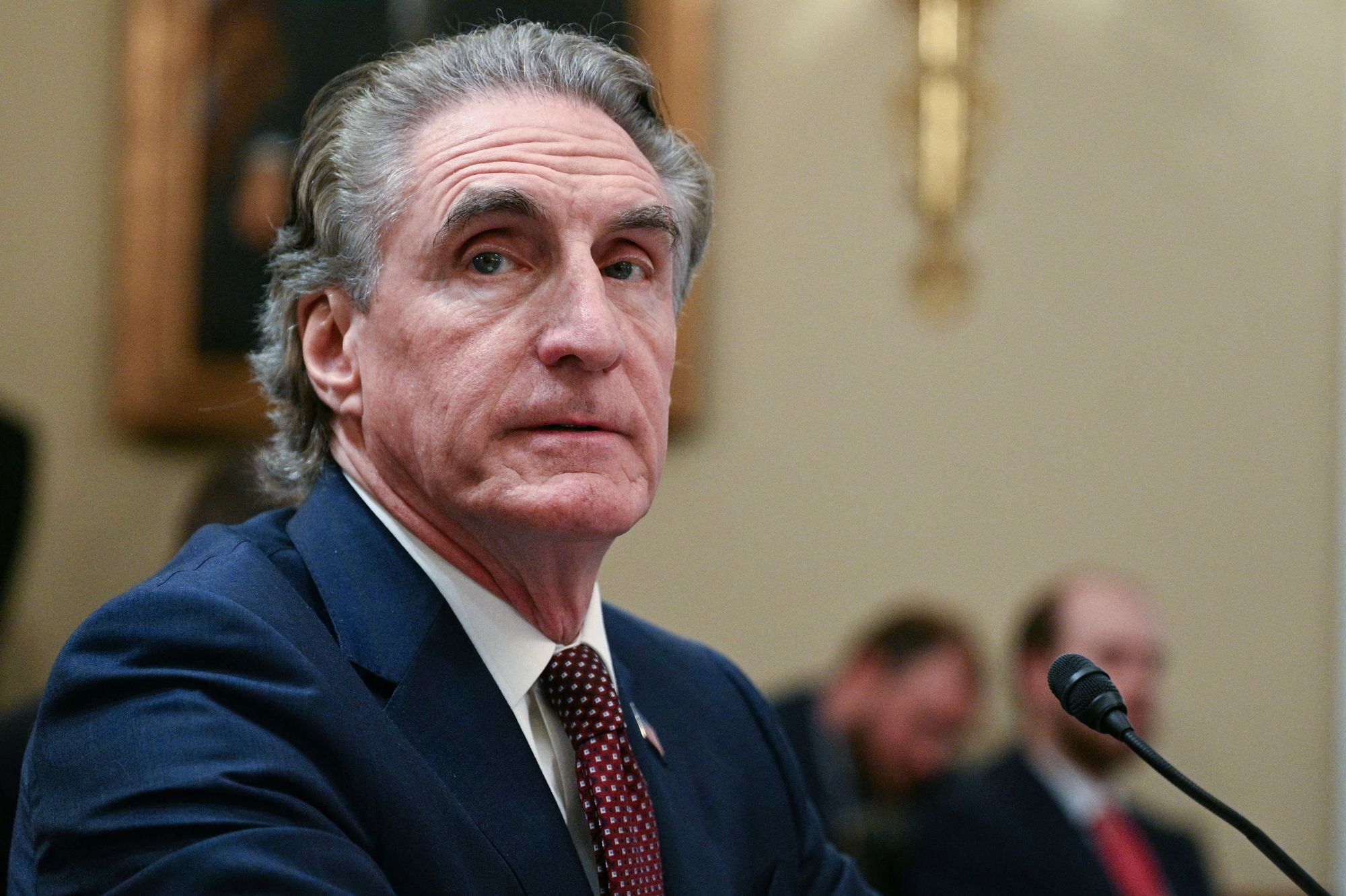 Interior Department Secretary Doug Burgum said he was not familiar with the contractor his agency awarded a $13.1 million no-bid contract for work on the project