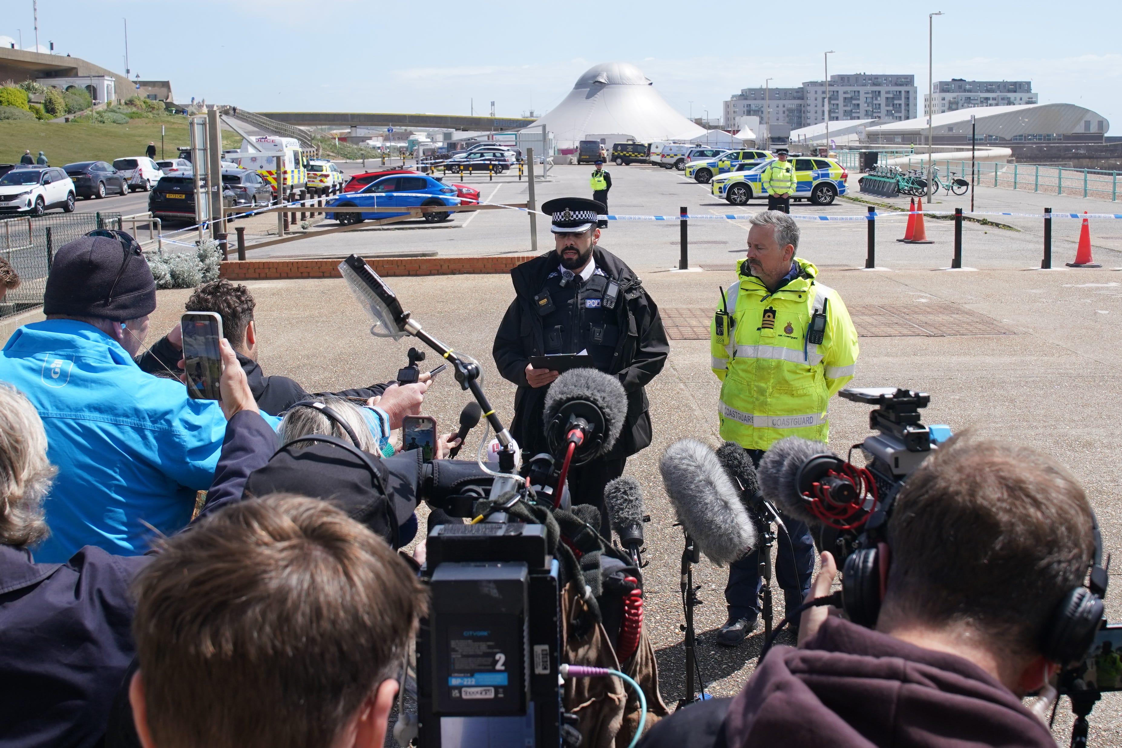 Sussex Police Chief Superintendent Adam Hays said he understood the impact ‘this tragic incident has had on the local community and more widely’ (Gareth Fuller/PA)