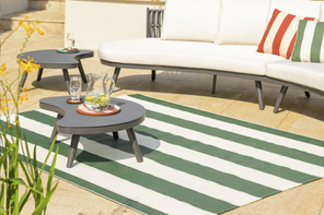 Habitat stripe outdoor rug