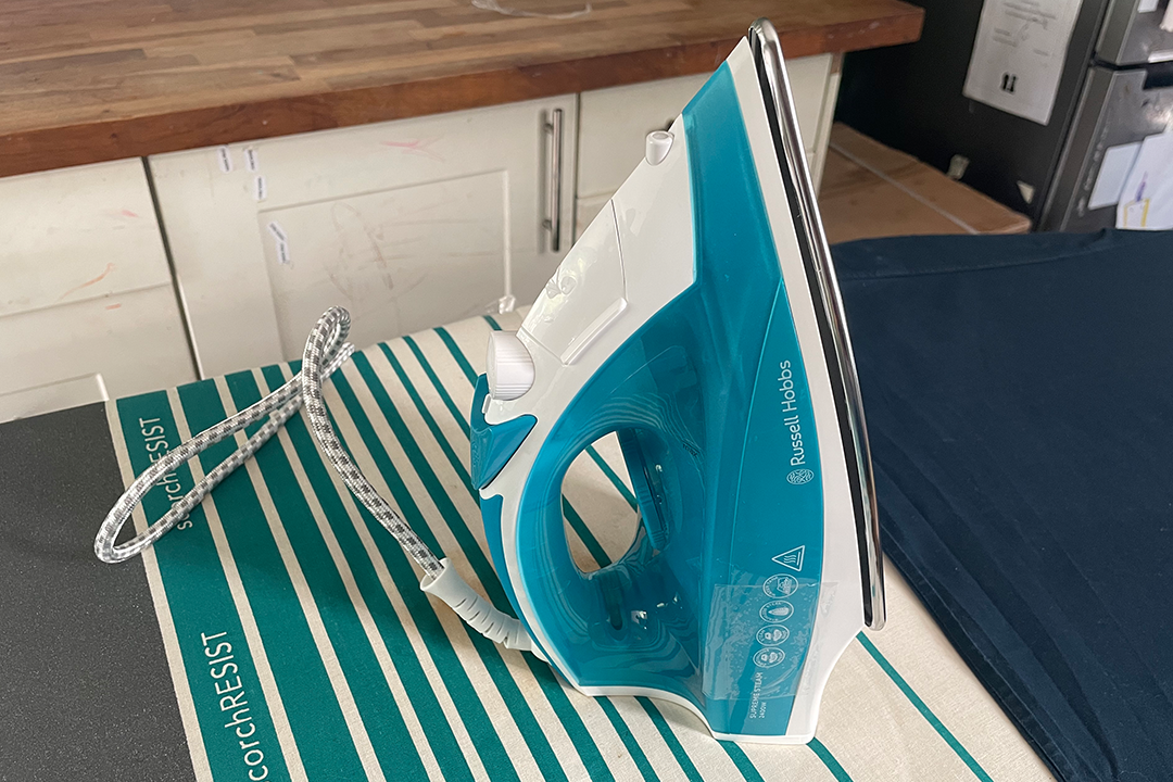 The steam boost helps with more stubborn creases (Zoe Griffin/The Independent)