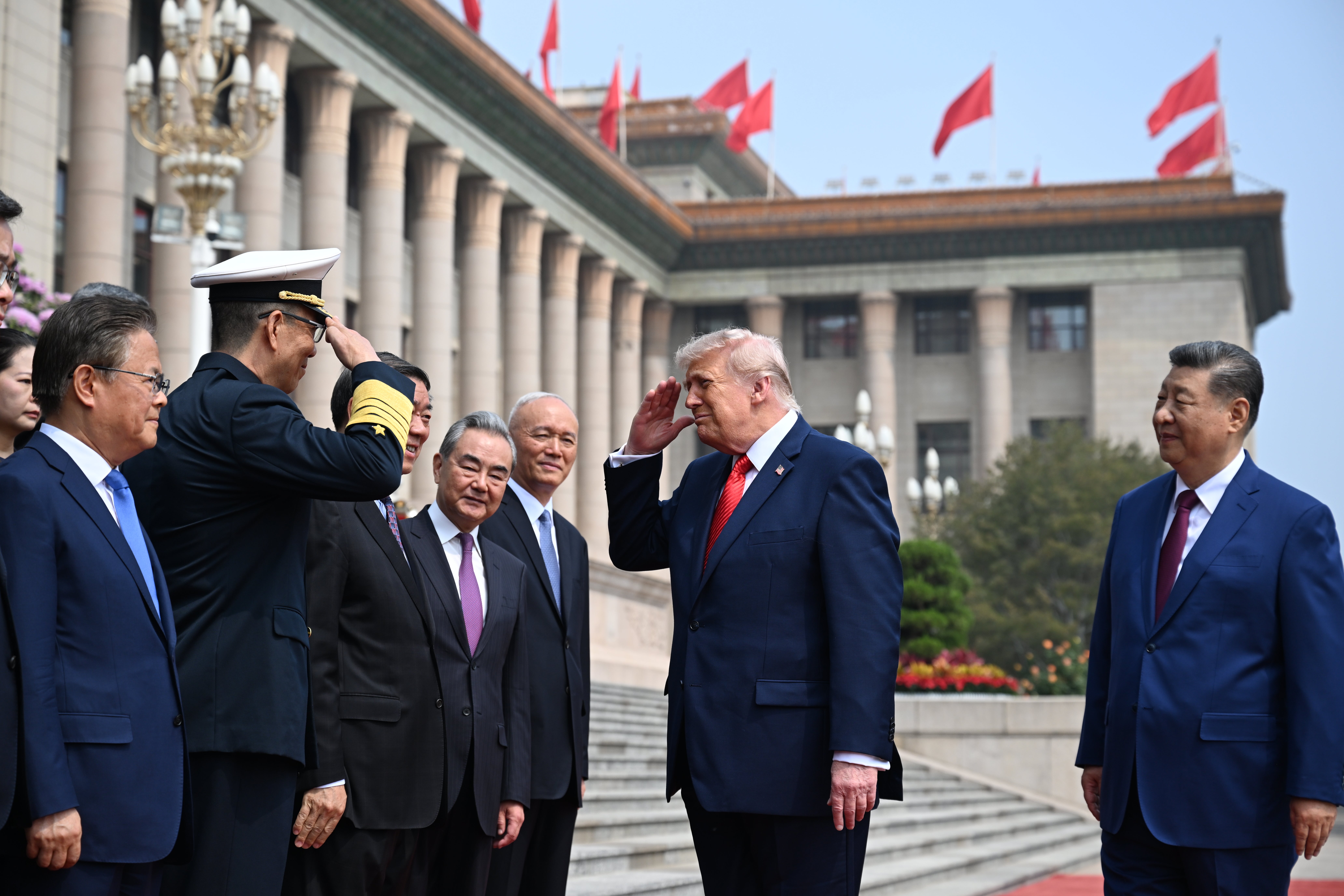 Trump meets with China’s president Xi Jinping and attends state banquet