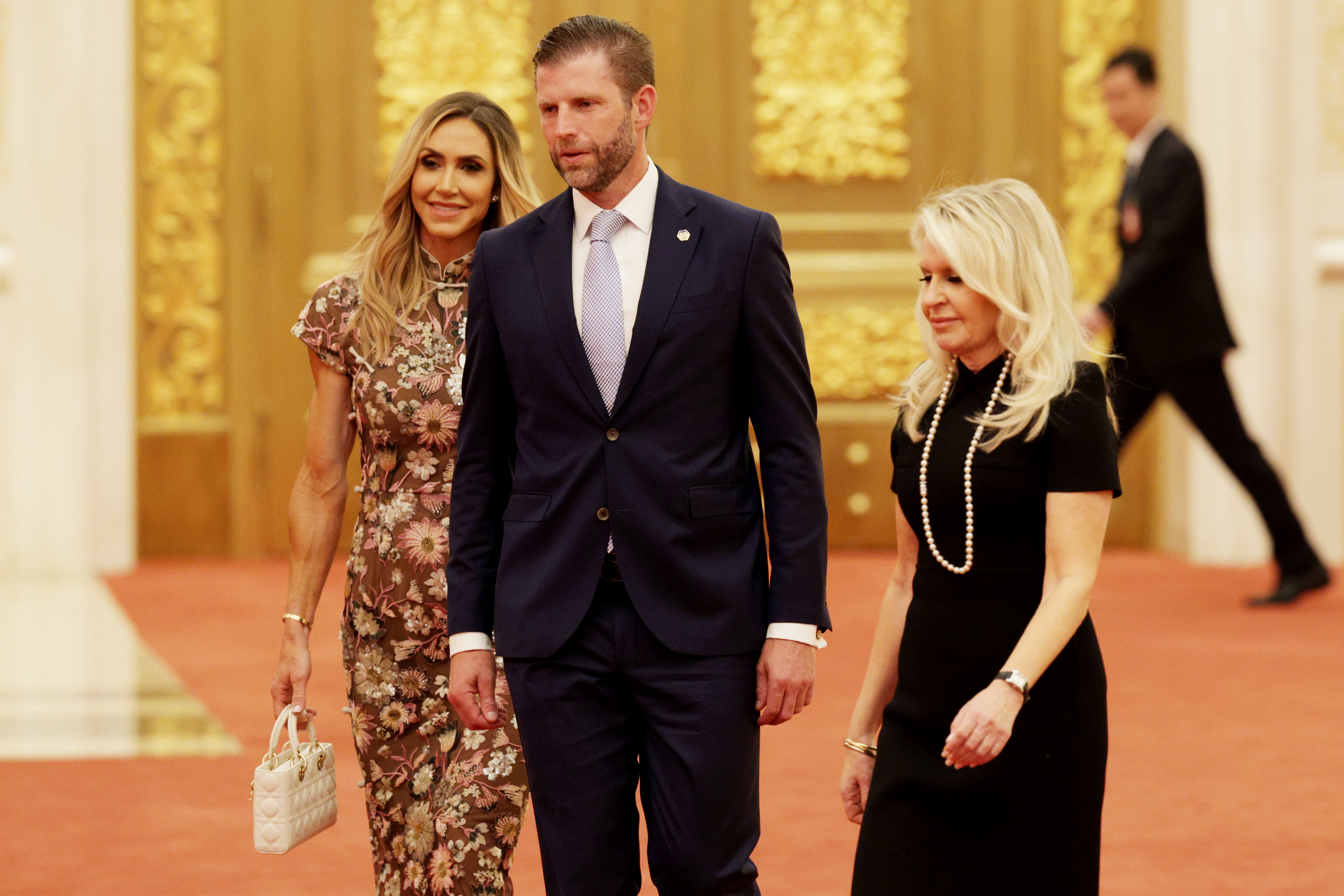 Trump's son Eric joined the president on his official travel despite having multiple business ventures in the China.