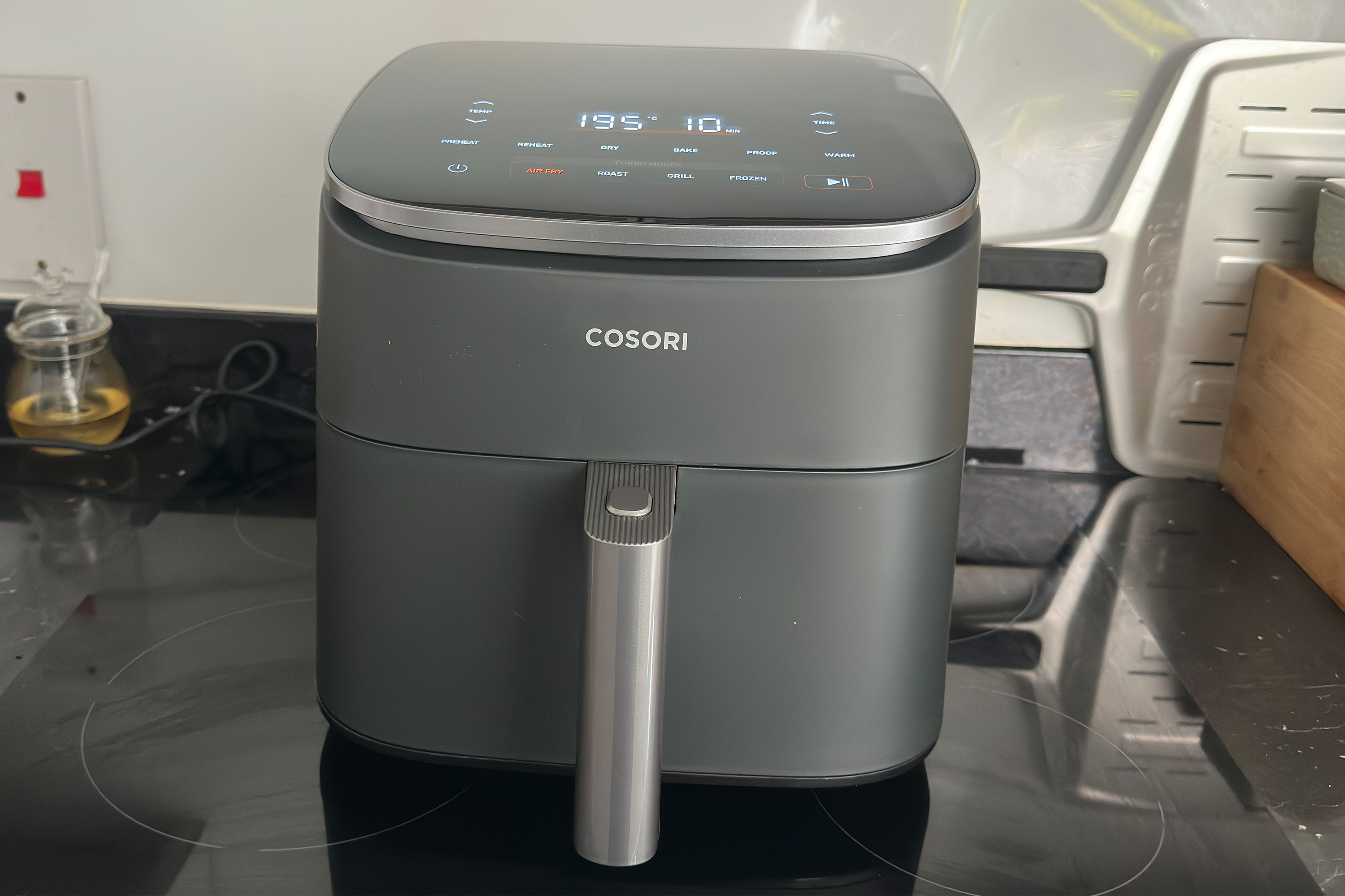 This Cosori air fryer was the quickest at cooking (Rachael Penn/The Independent)
