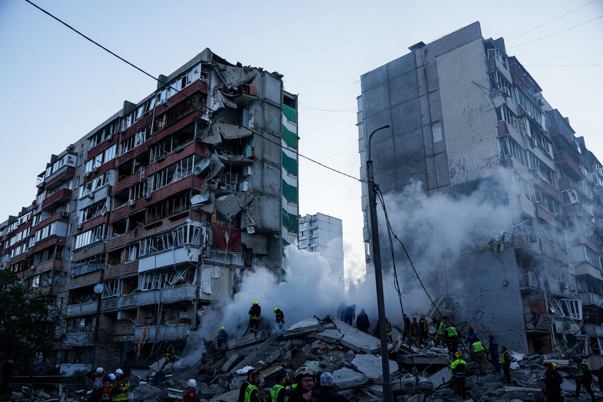 Ukraine-Russia war latest: Putin accused of escalating war after Kyiv apartment block strike kills nine – UK Times