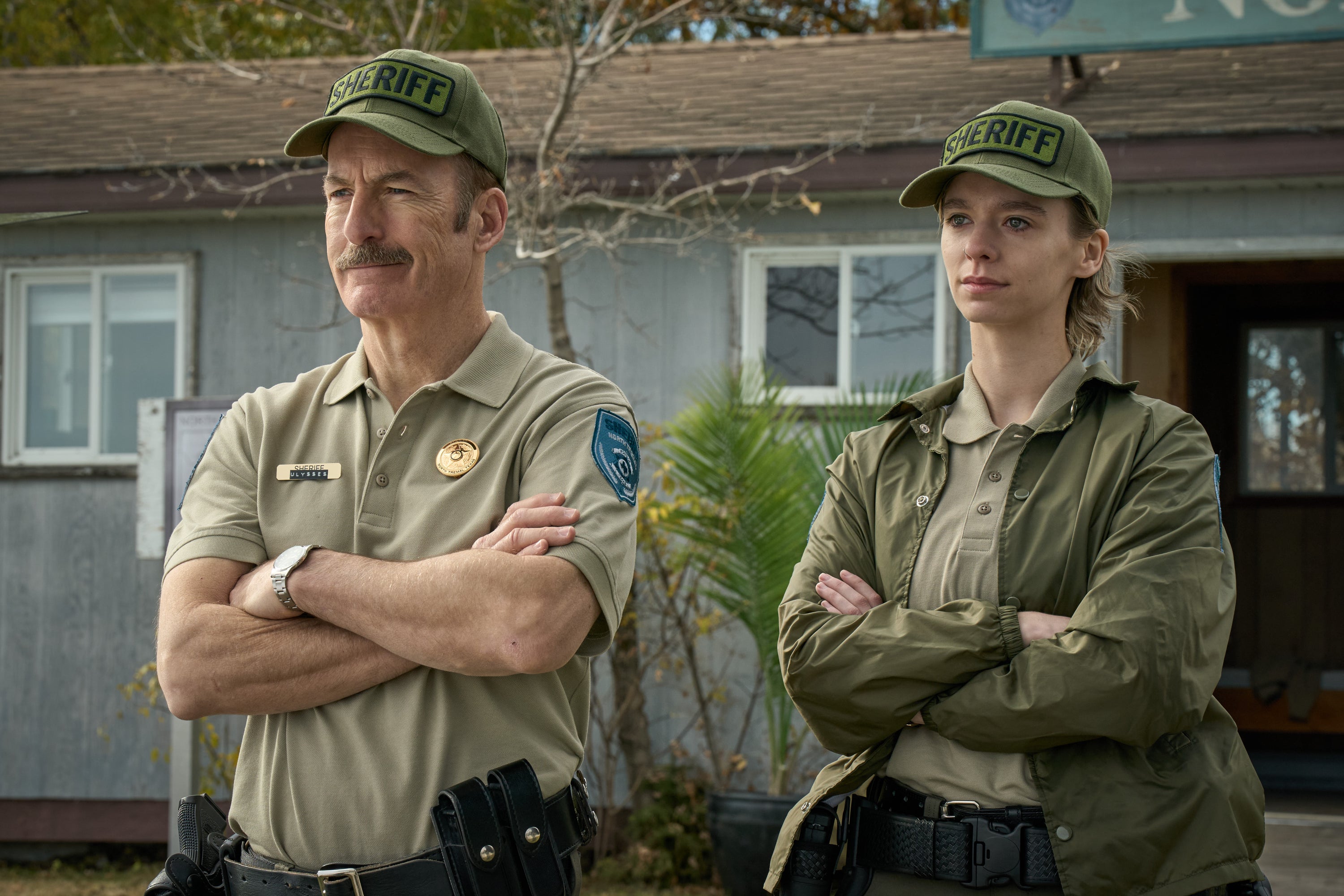 Odenkirk alongside Jess McLeod in ‘Normal’