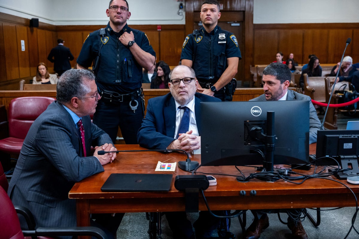 Harvey Weinstein back in court for jury deliberations in rape retrial after complaining of chest pains