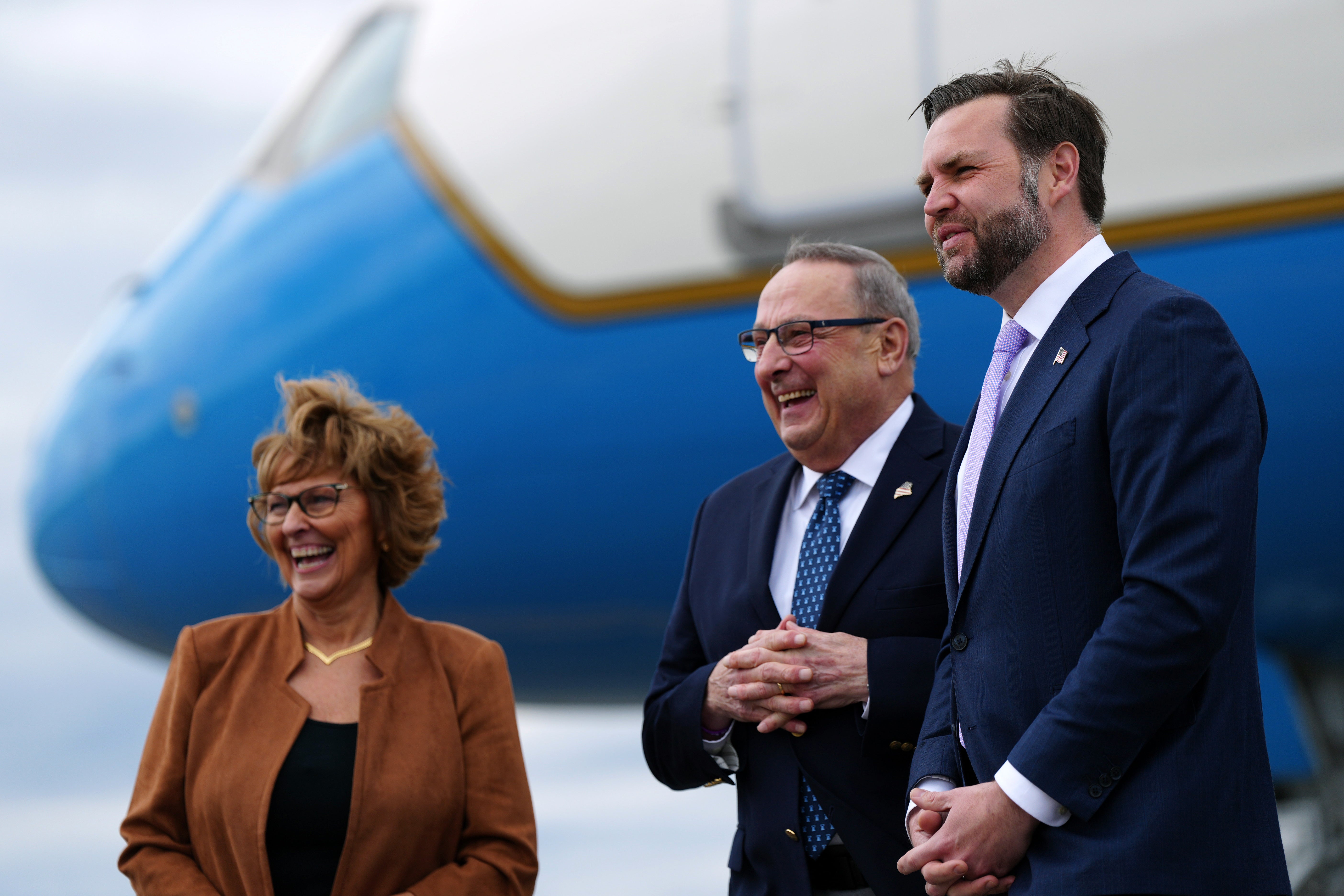 Vance with former Governor Paul LePage and his wife Ann