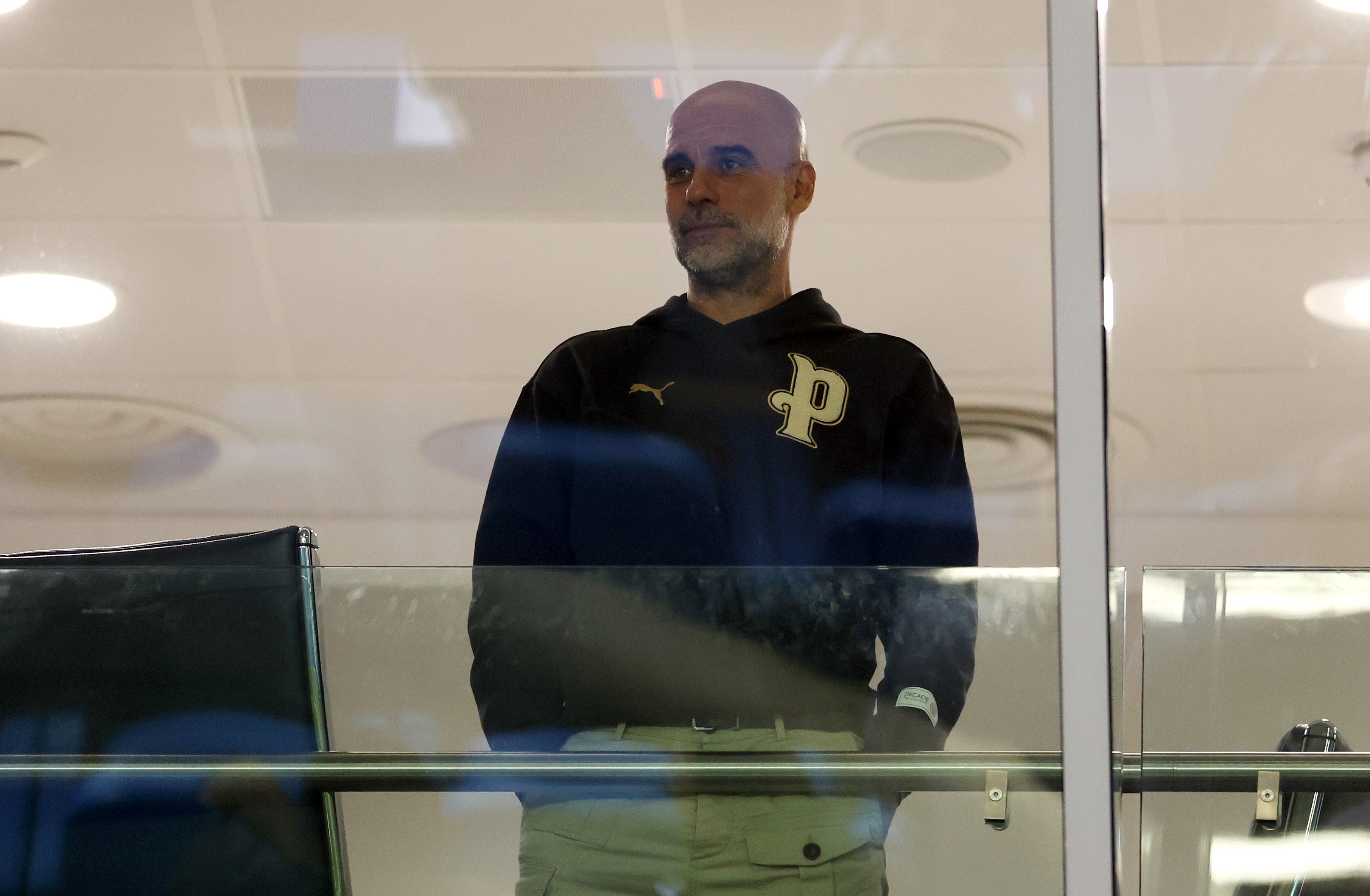 Pep Guardiola was in attendance