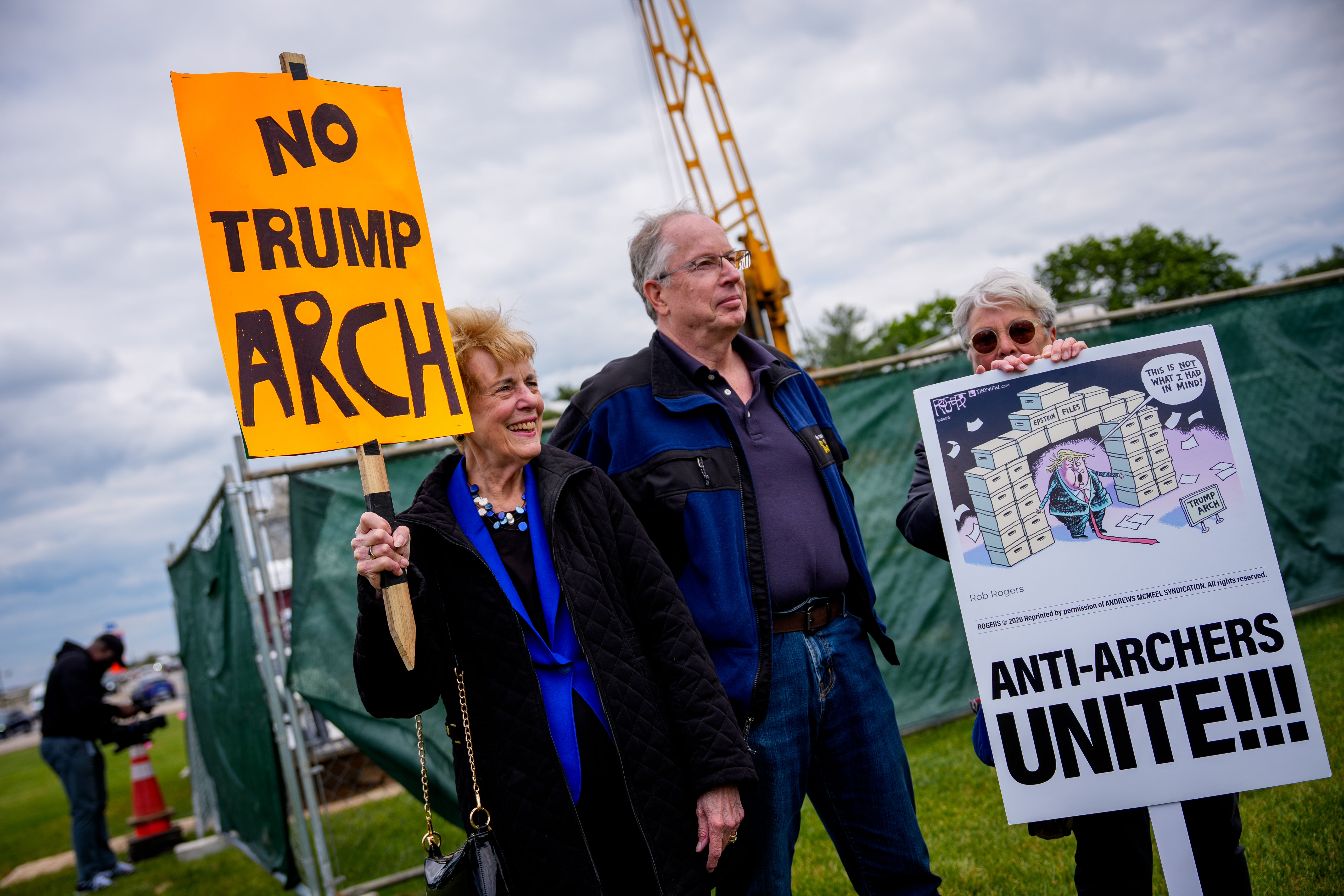 Protesters and a lawsuit have challenged the arch, which a government panel approved last month despite overwhelmingly negative public comments about the project
