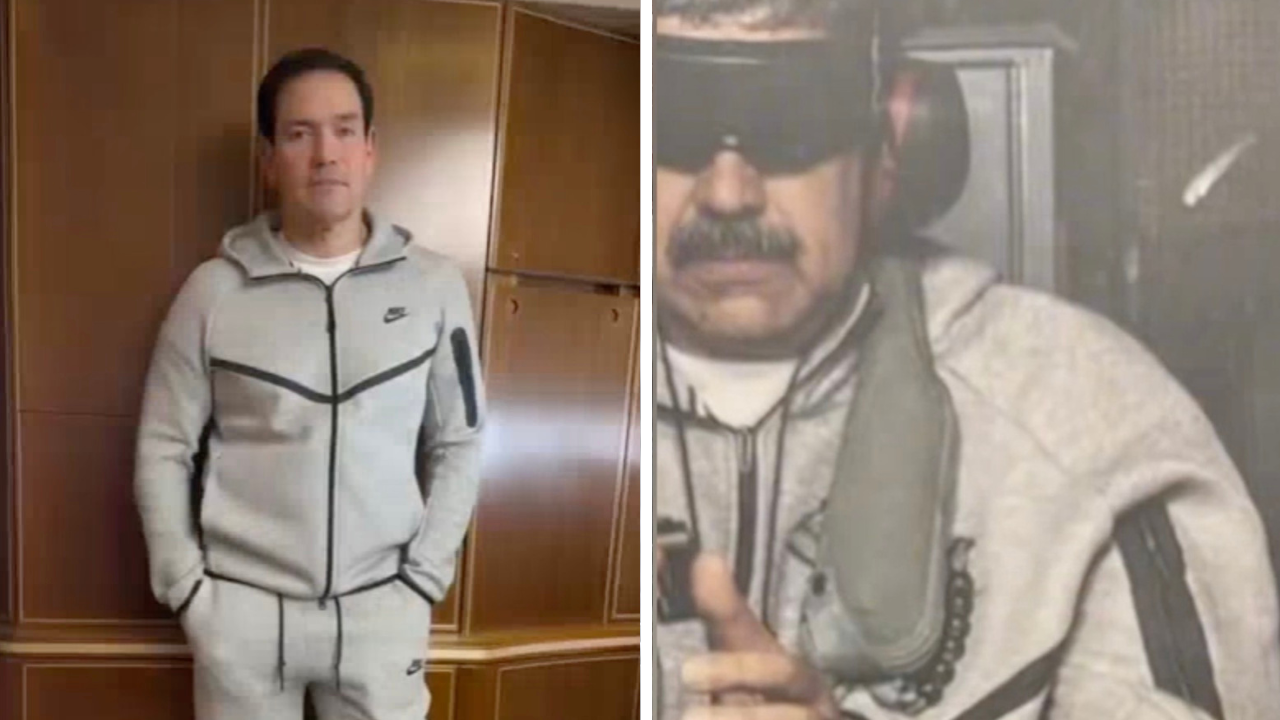 Trump says Rubio looked ‘outstanding’ in Maduro-mocking tracksuit