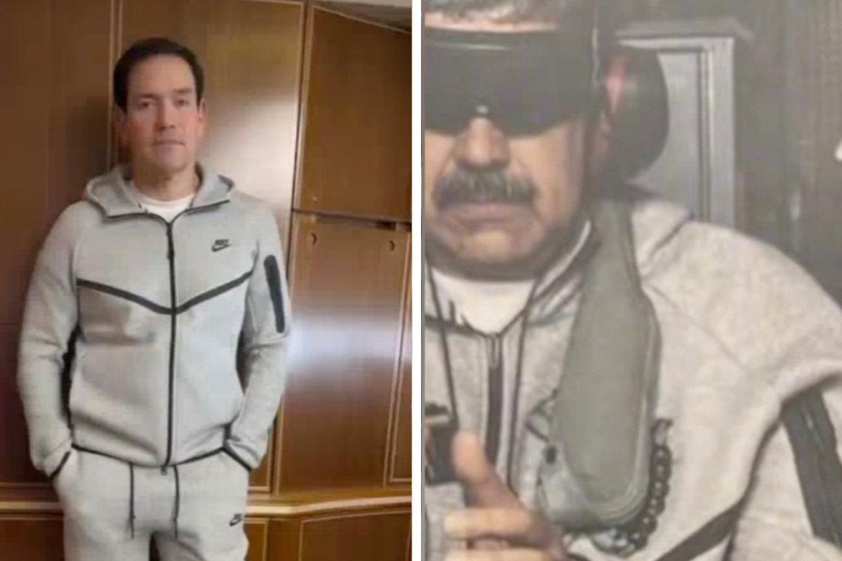 Rubio'nun Air Force One eşofmanı, devrilen Venezüella lideri Maduro'yla karşılaştırmalara yol açtı