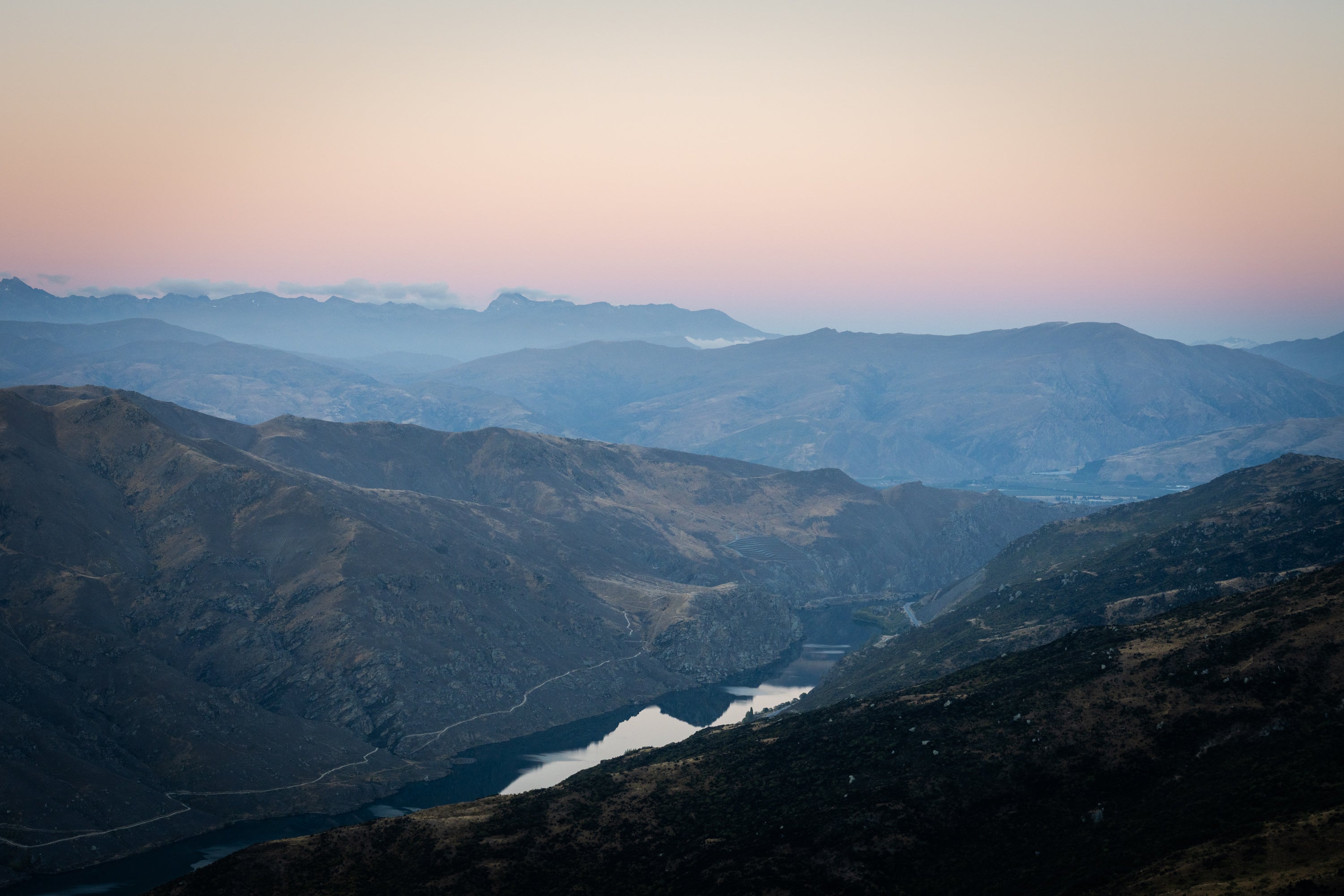 The views of the Central Otago region were worth the climb