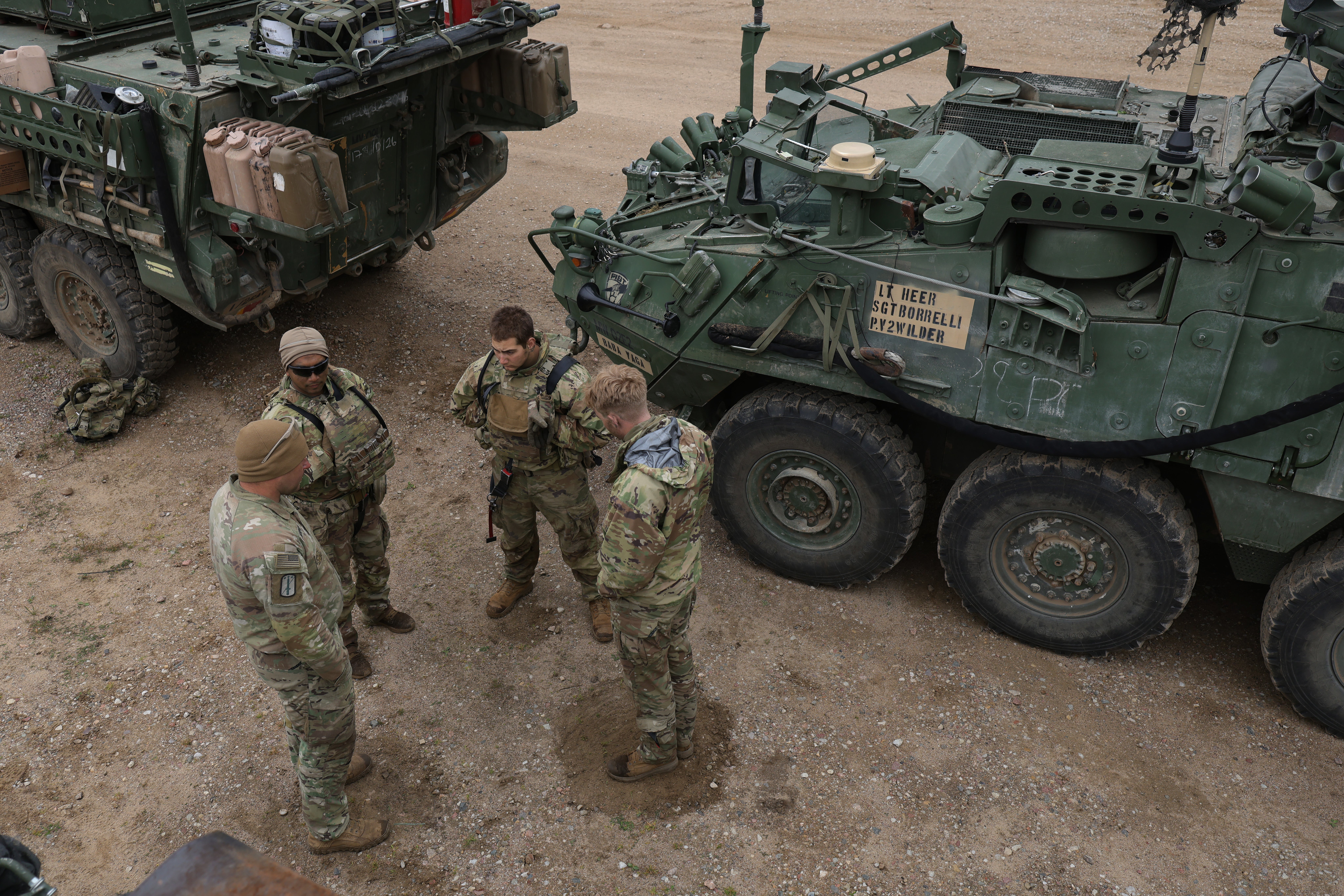 American soldiers participate in joint Nato exercises in Poland in May 2026