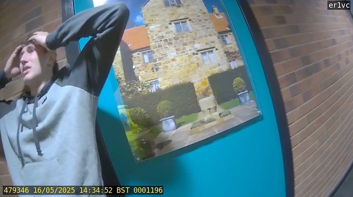 Footage captured by a police body-worn camera shows the arrest of Billy Stokoe