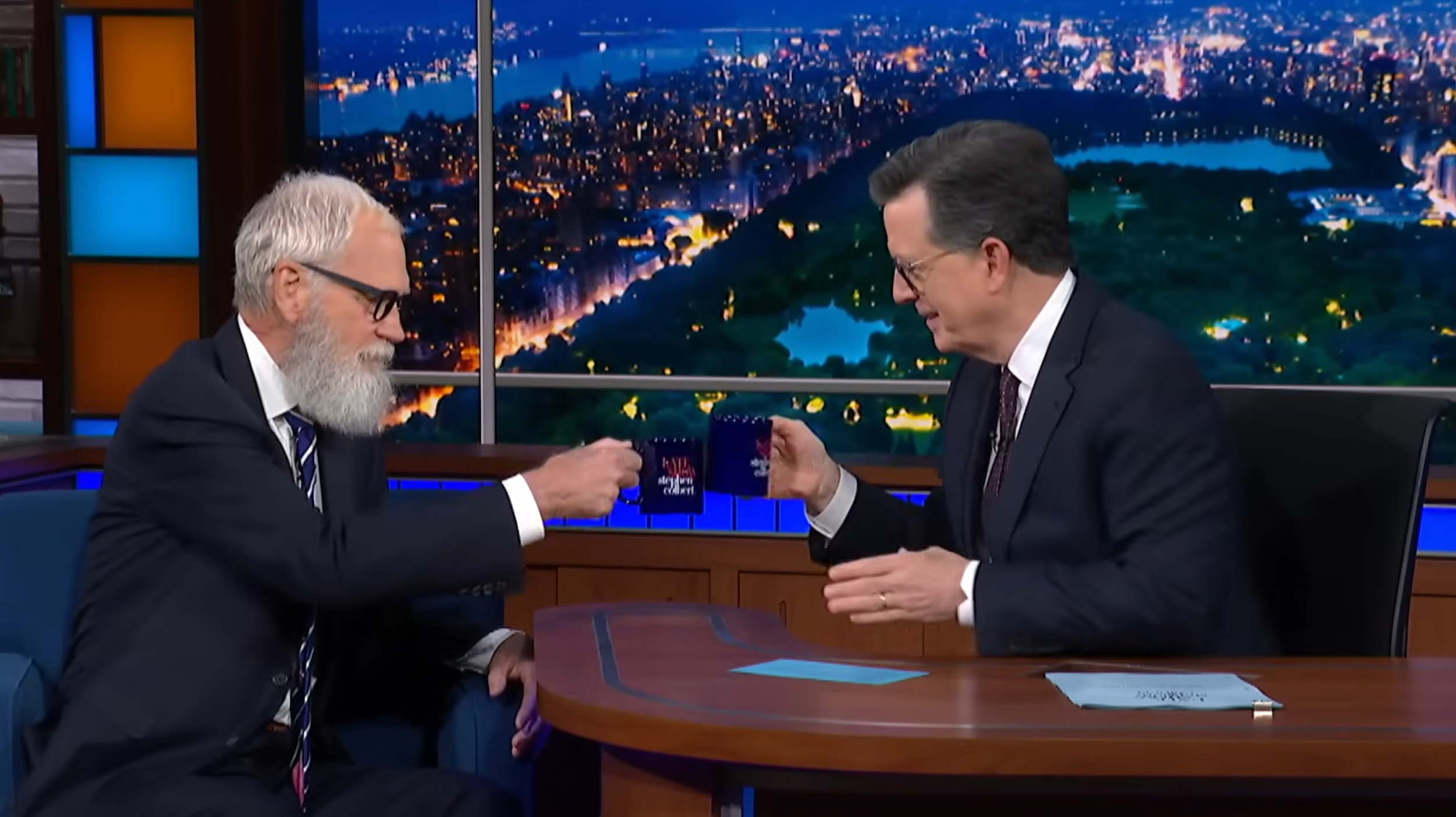 David Letterman delivers expletive-laden six-word blow to CBS during final Colbert Show appearance