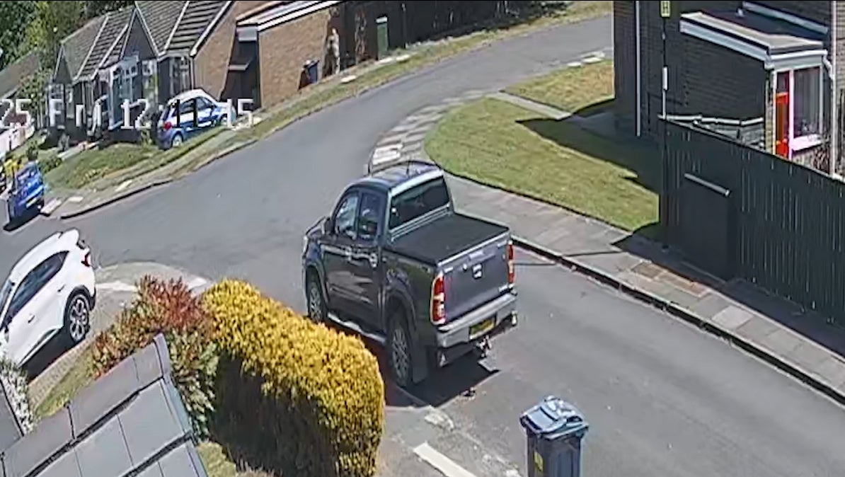 Billy Stokoe is seen on CCTV hiding his bike following the fatal crash