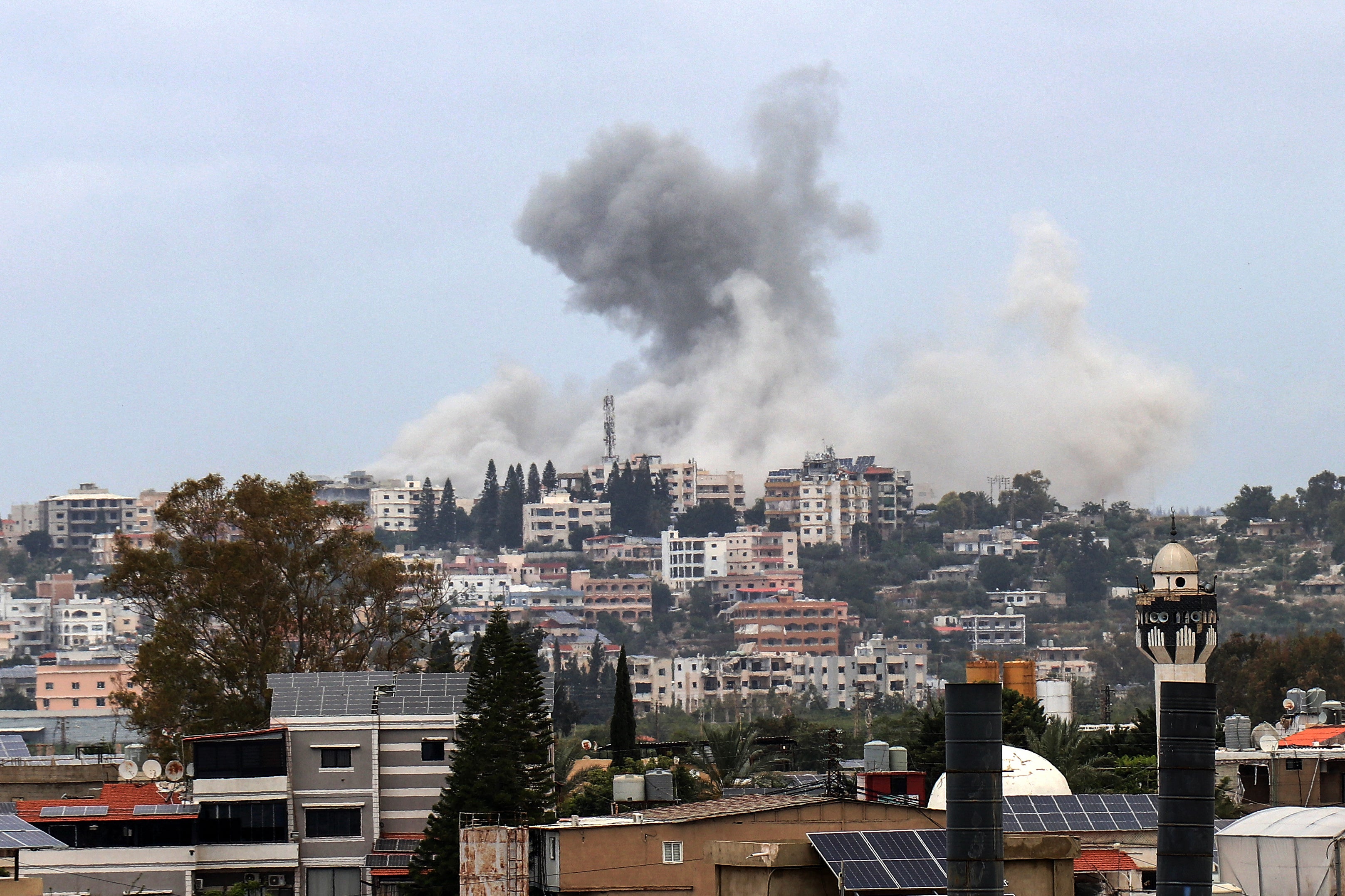 The strikes came as Lebanon and Israel remained locked into talks aimed at extending a ceasefire - which has failed to comprehensively halt attacks