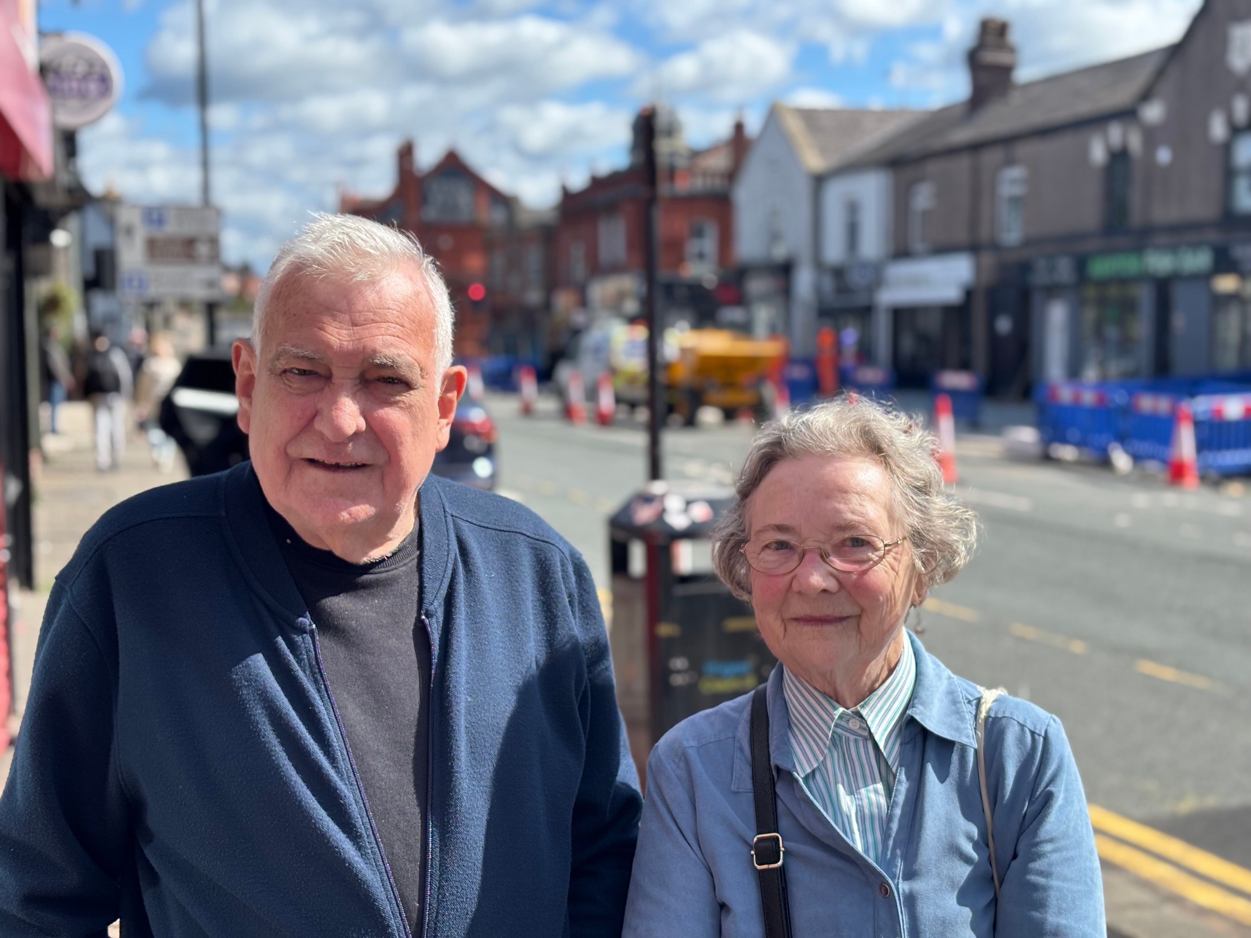 Kevan and Patricia Ball, both 82, in Ashton