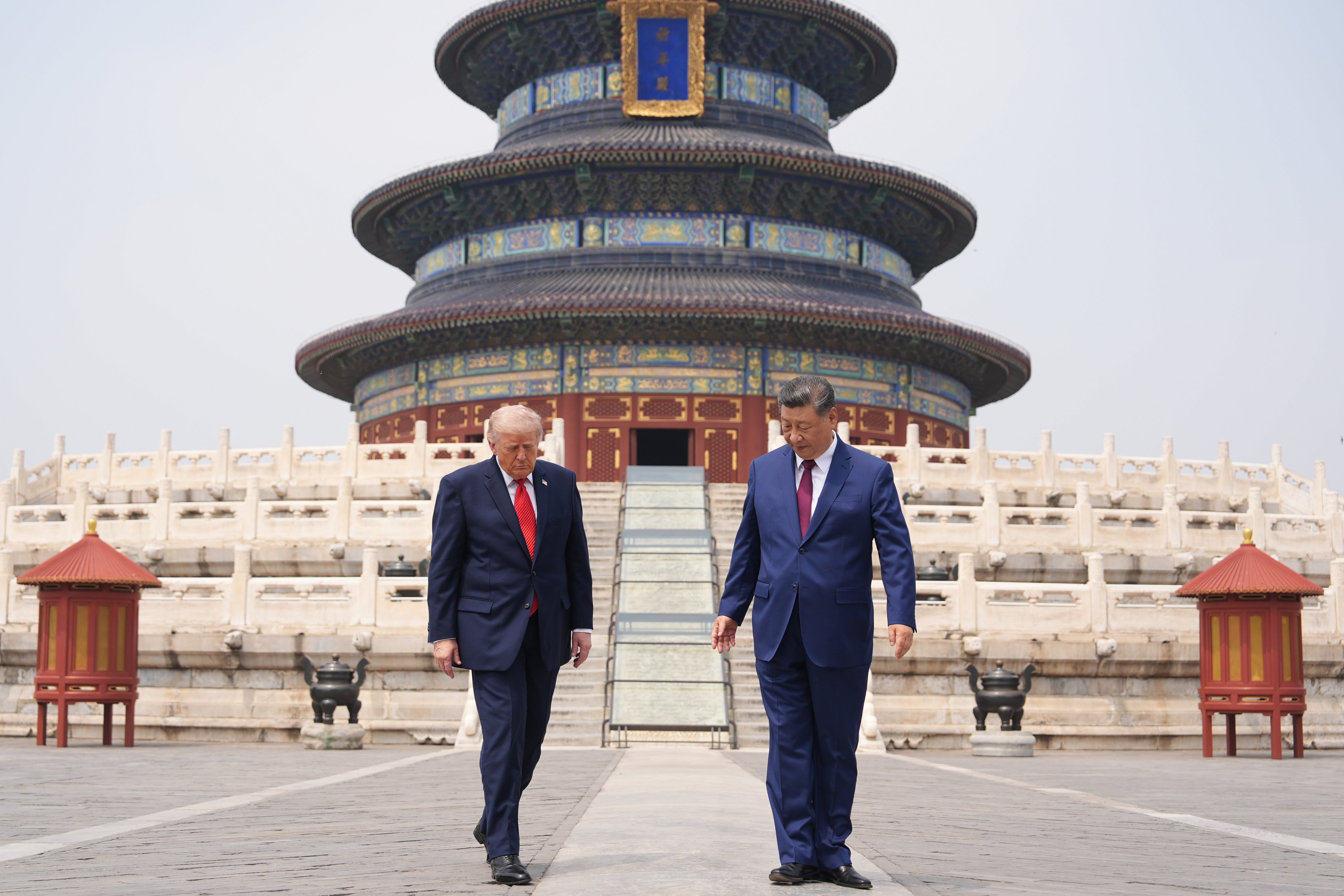 During the three-day trip, Trump and Xi toured the Temple of Heaven, a 15th century complex near Tiananmen Square