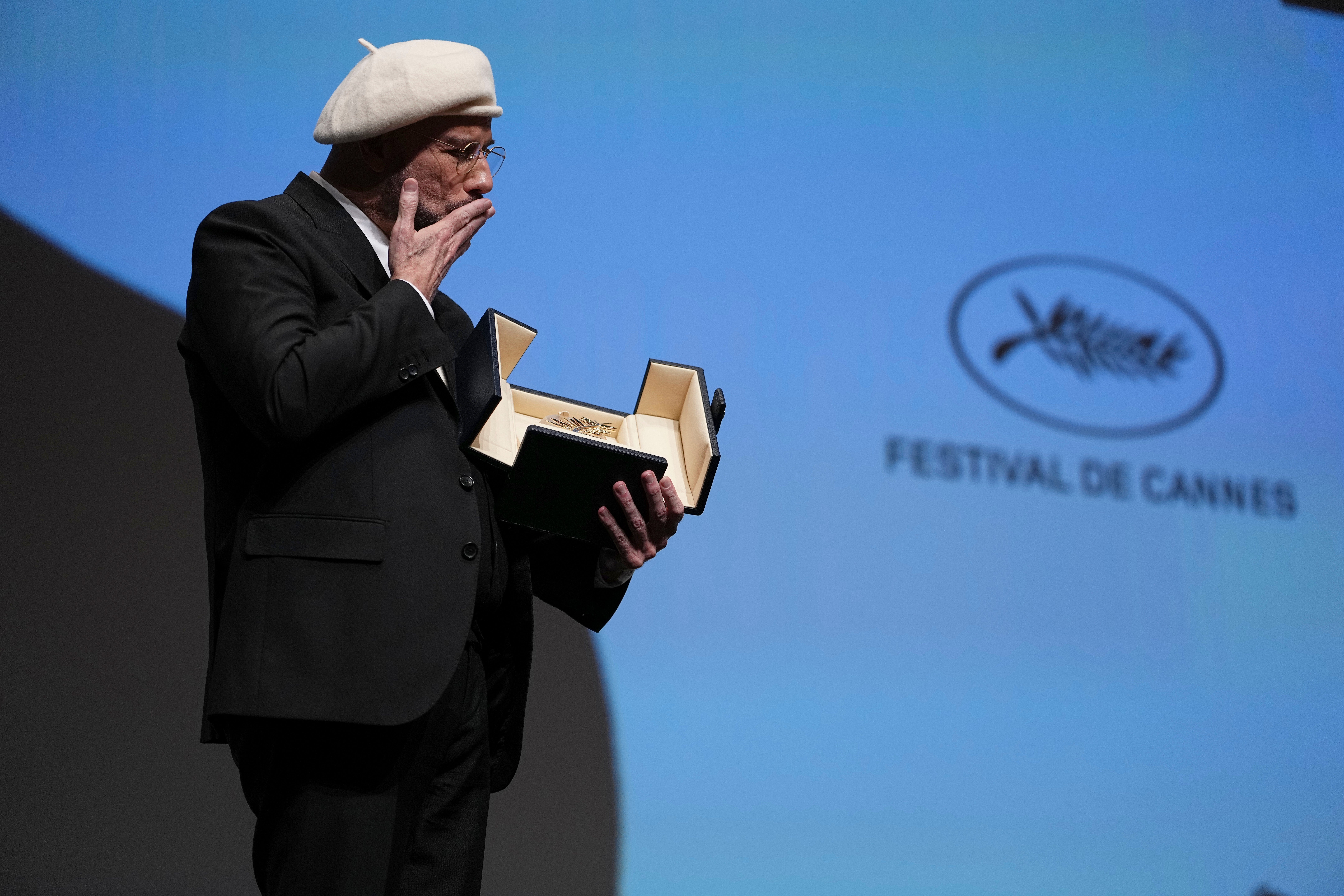 APTOPIX France Cannes 2026 John Travolta Honorary Palme d'Or