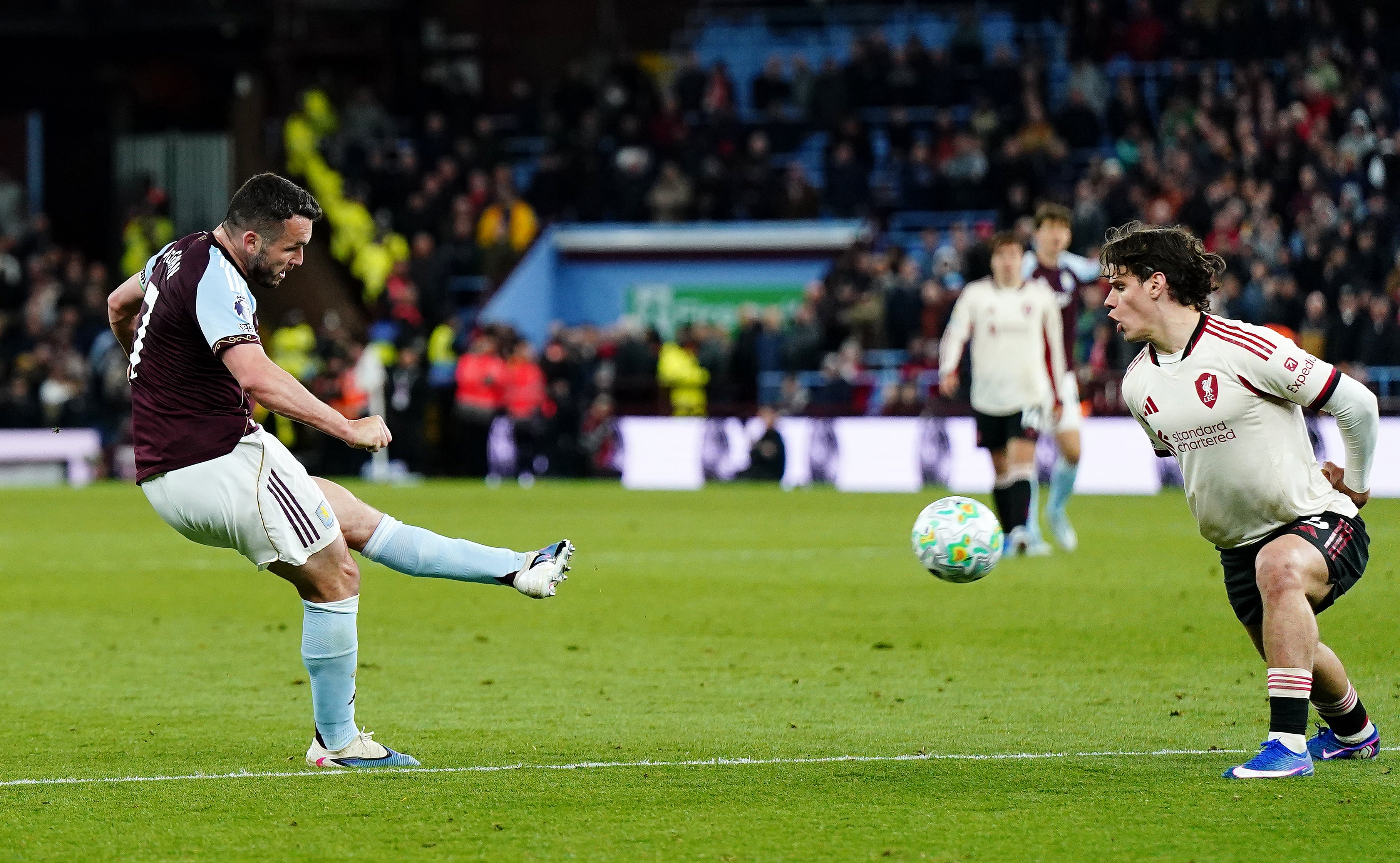 John McGinn added Villa's fourth to complete the win
