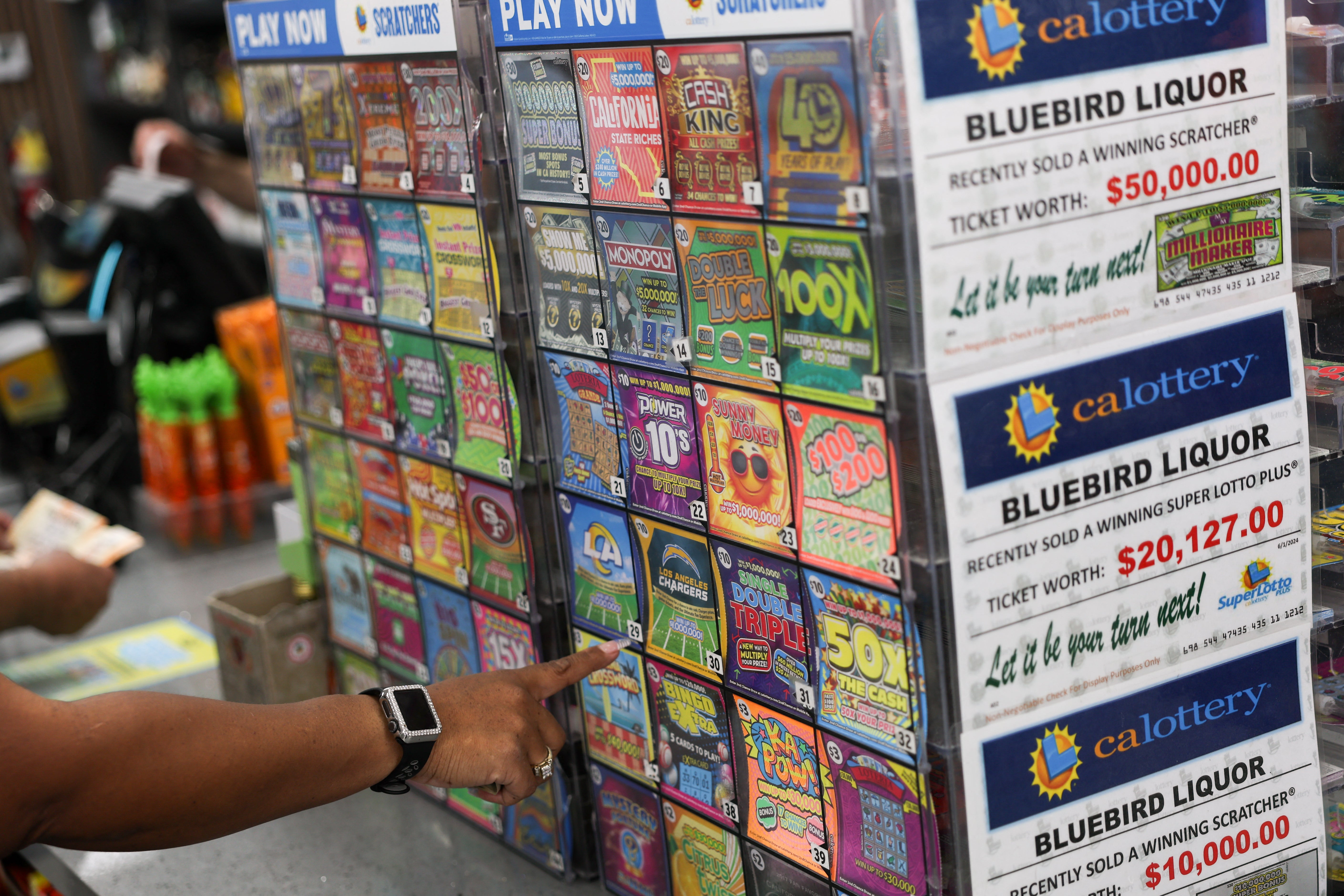 Maurice Williams, 59, won the top prize for the $5,000,000 LUXE scratch-off game