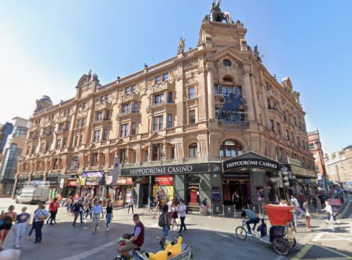 The Hippodrome Casino in Leicester Square is the largest casino in England