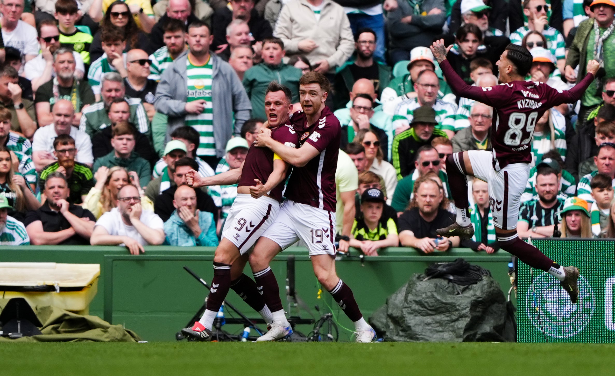 Lawrence Shankland opened the scoring in the title showdown
