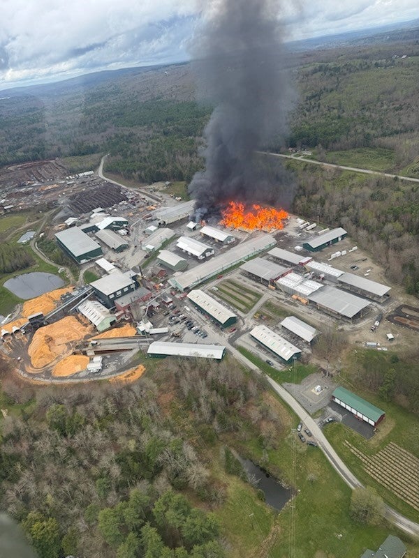 More than two dozen agencies responded to the incident, and the fire was contained by Friday evening, but suppression efforts continued
