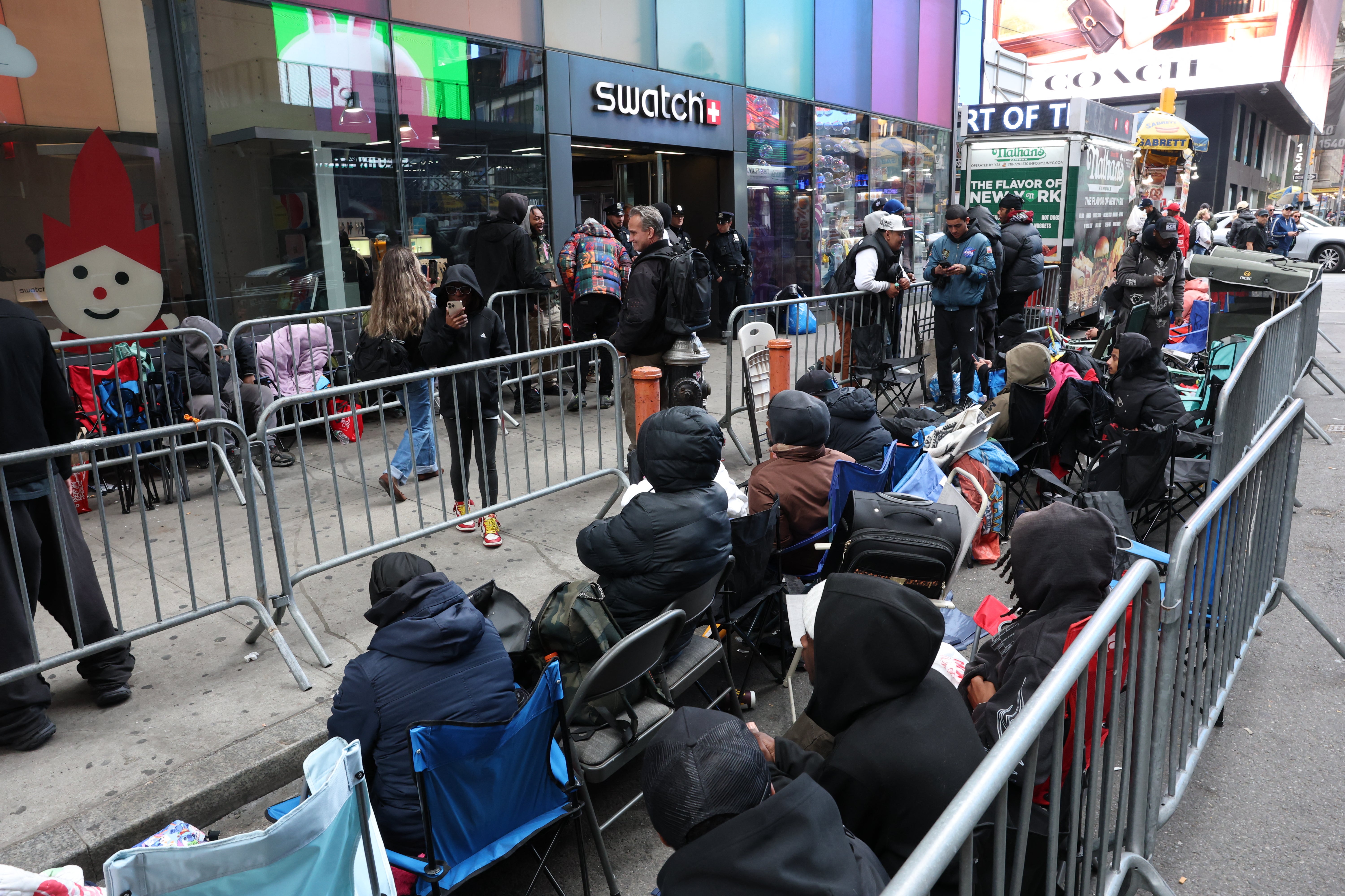 People were camped out for a chance to purchase the highly anticipated collaboration