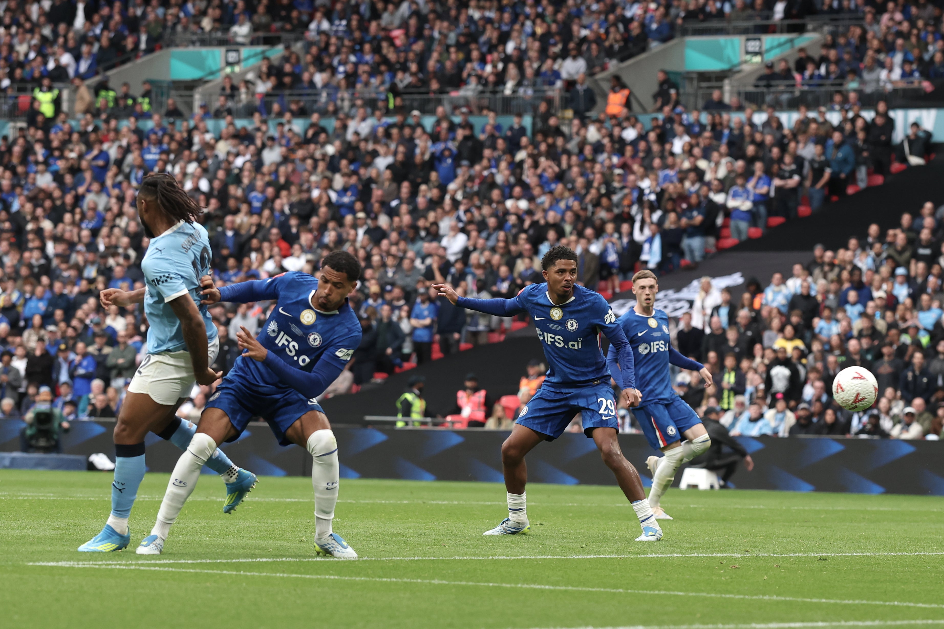 Antoine Semenyo scored a slick backheel to win the game for Manchester City