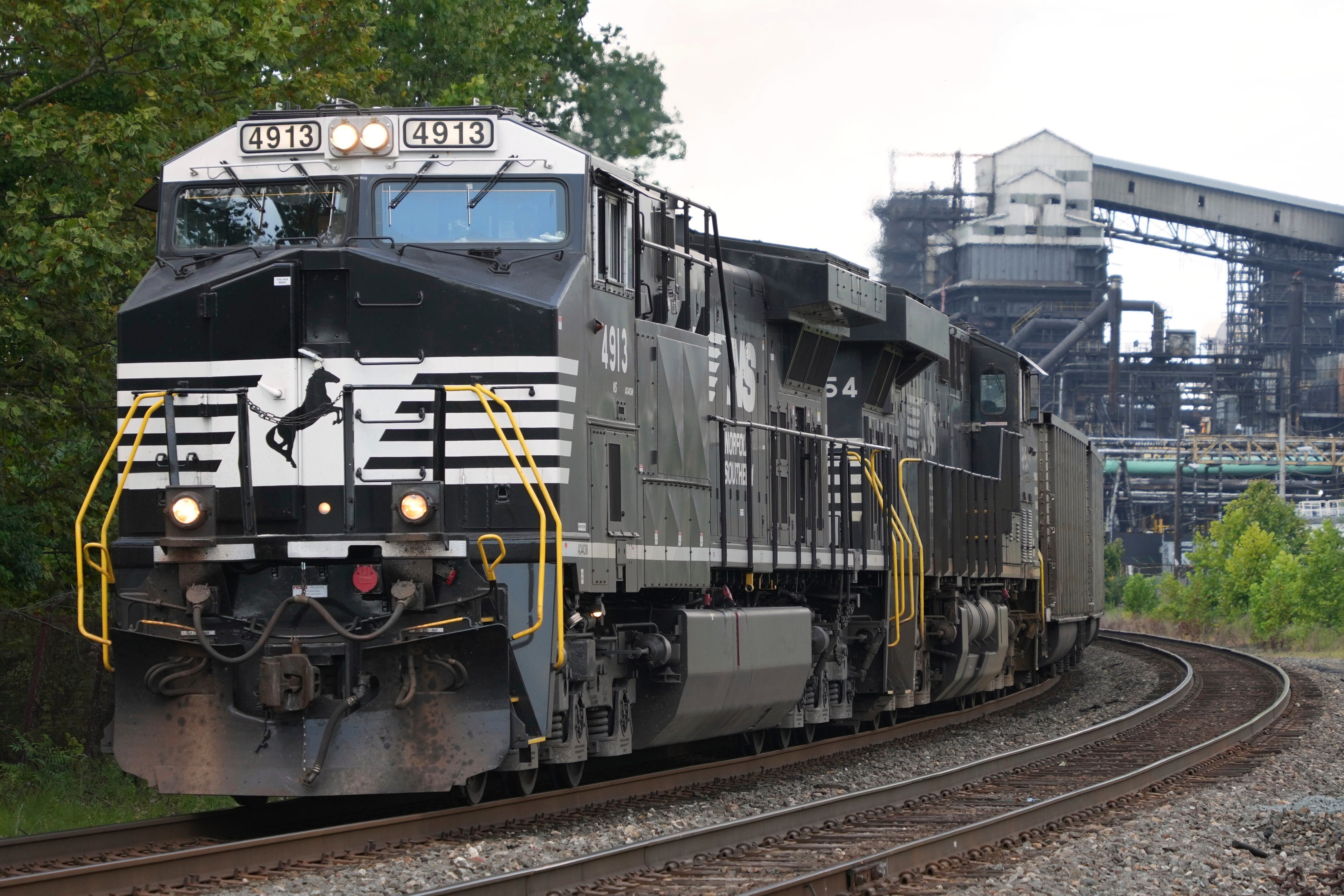 Dramatic video showed the moment a Norfolk Southern train smashed into a sewage truck on a rail crossing in Virginia, causing a huge explosion of waste. A spokesperson for the railroad said the crew wasn’t injured but police say the truck drive has life-threatening injuries