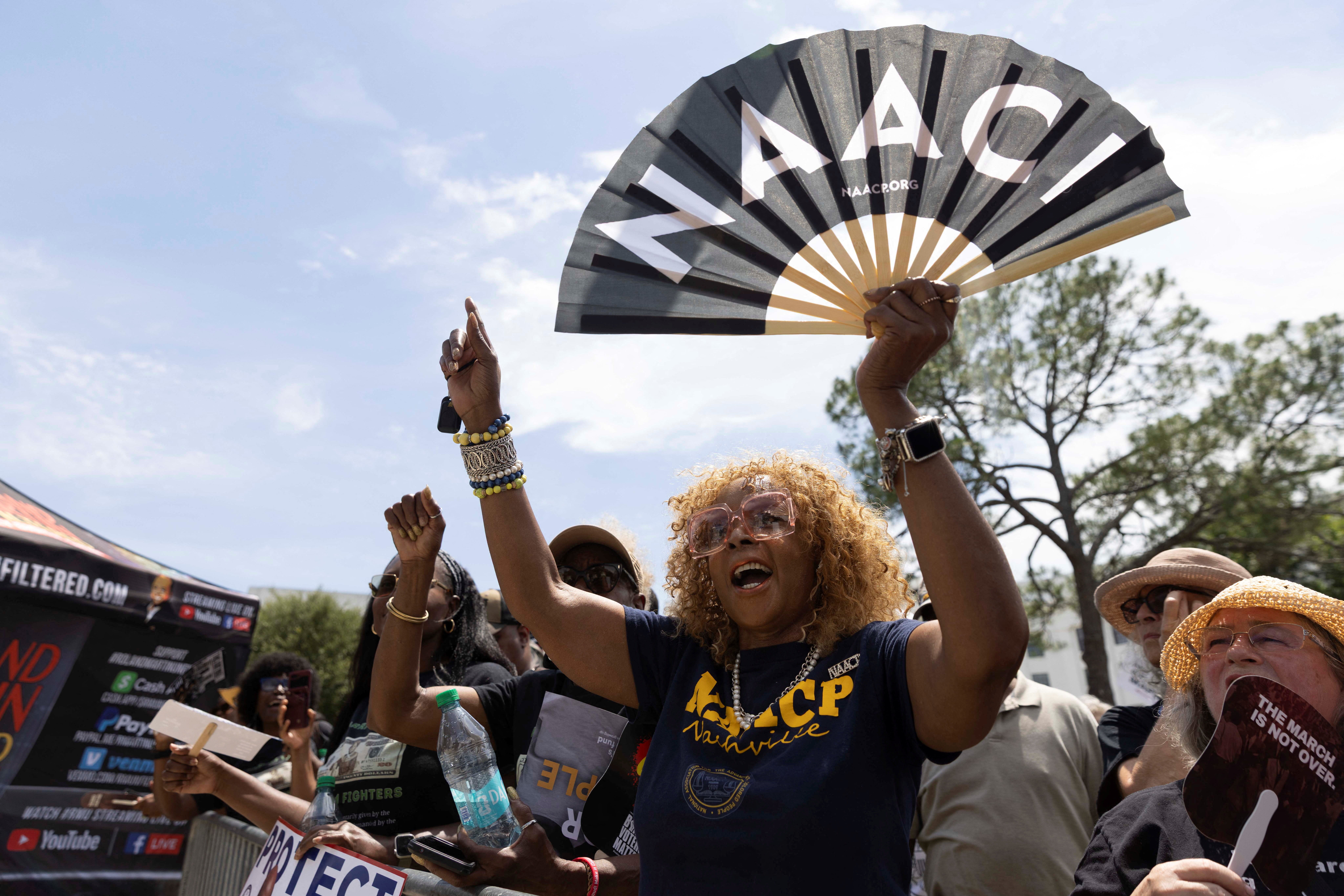 Thousands join Black political rally in birthplace of Civil Rights ...