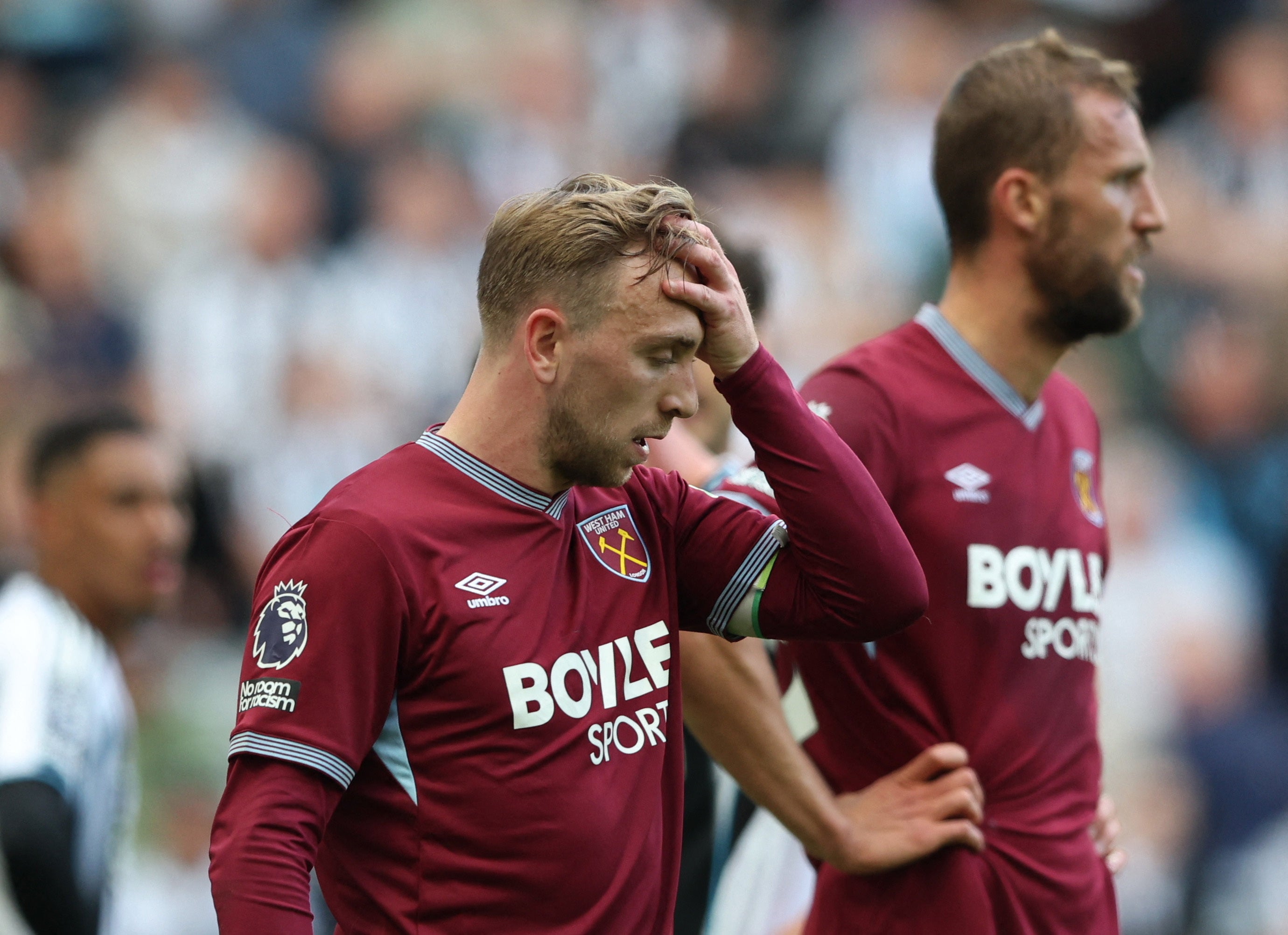 West Ham slipped closer to the drop