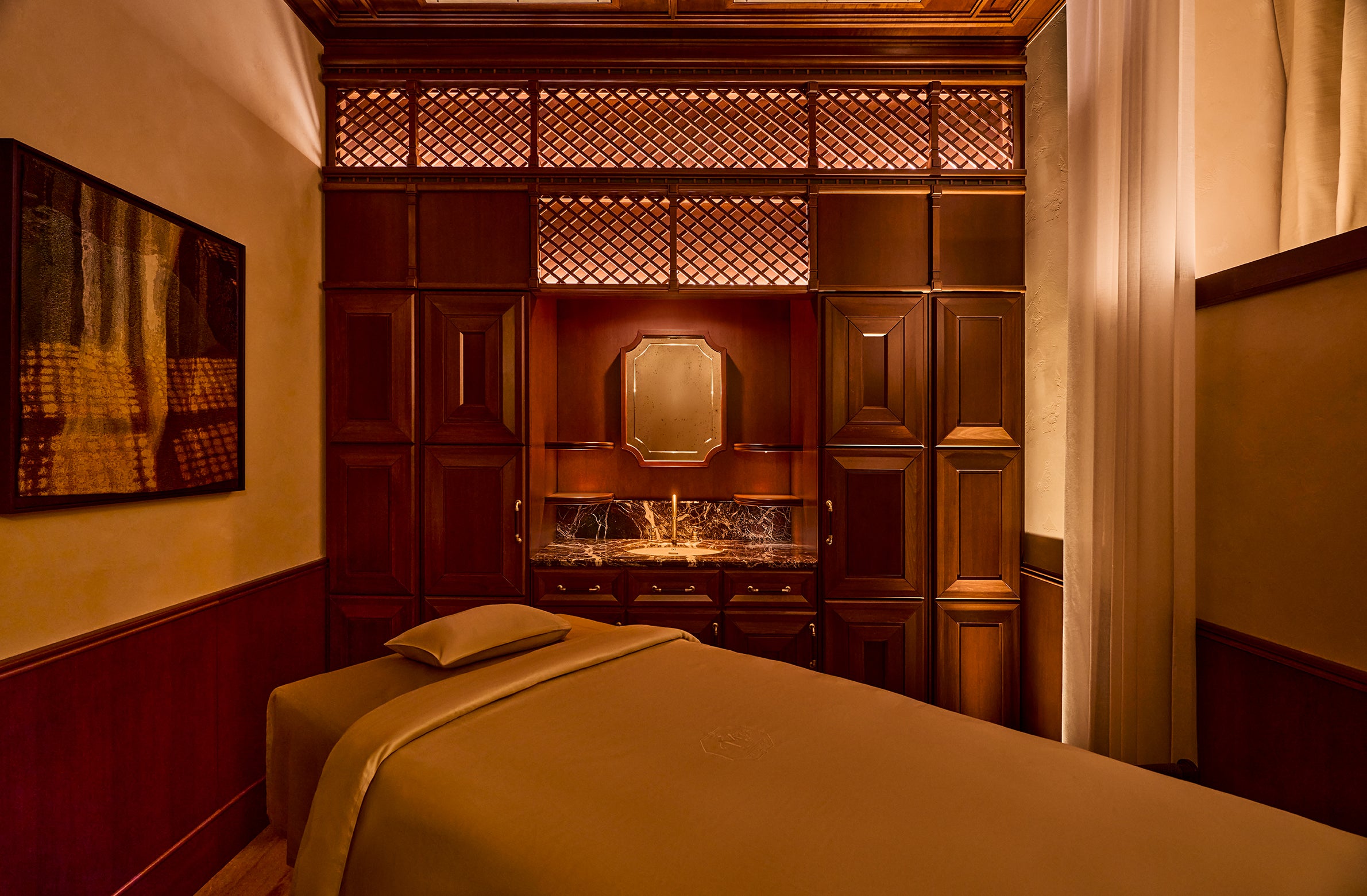 The SPA offers a range of baths and treatments, including massages and wraps