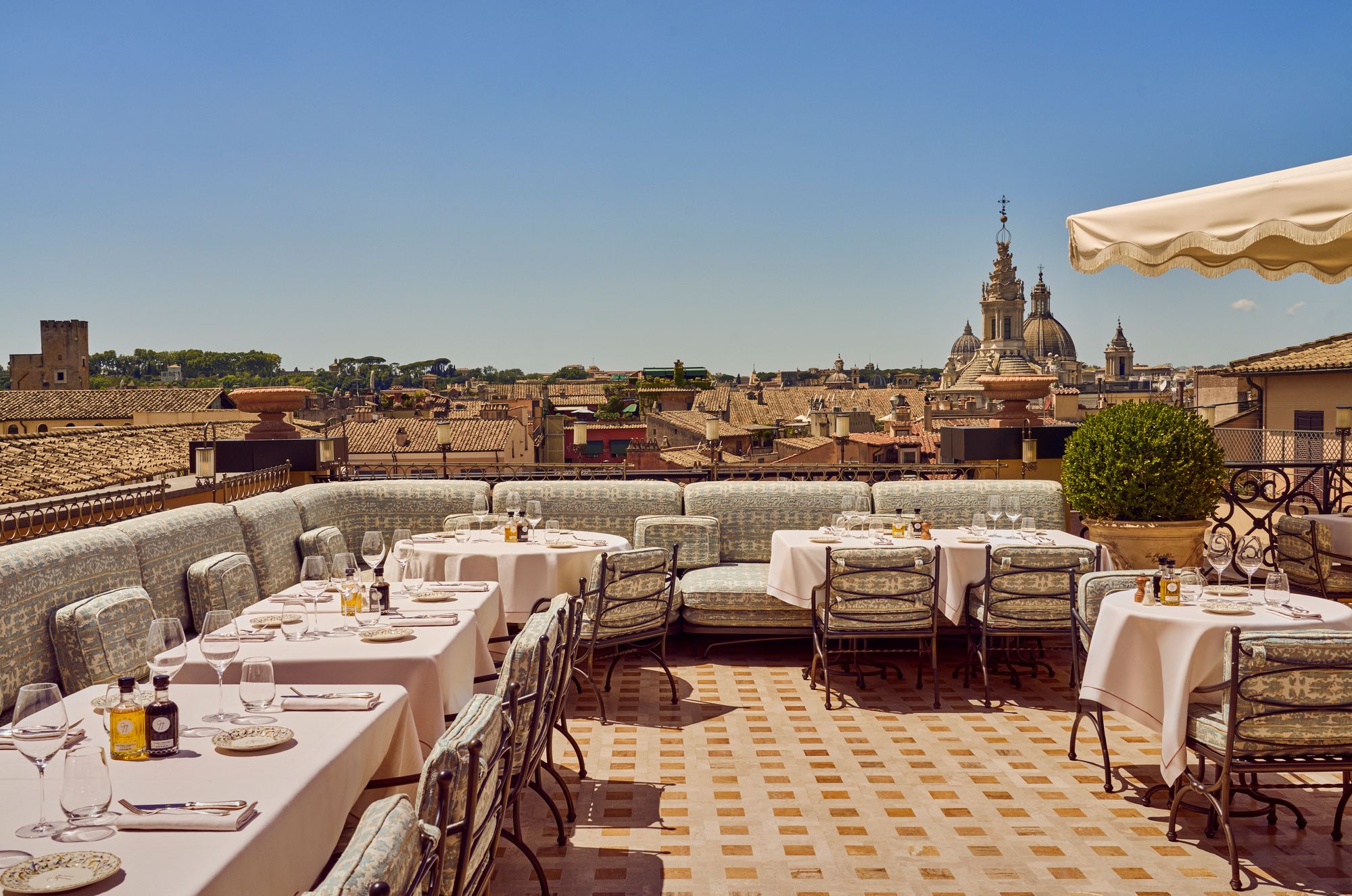 This Rome hotel has the best rooftop views in the Eternal City