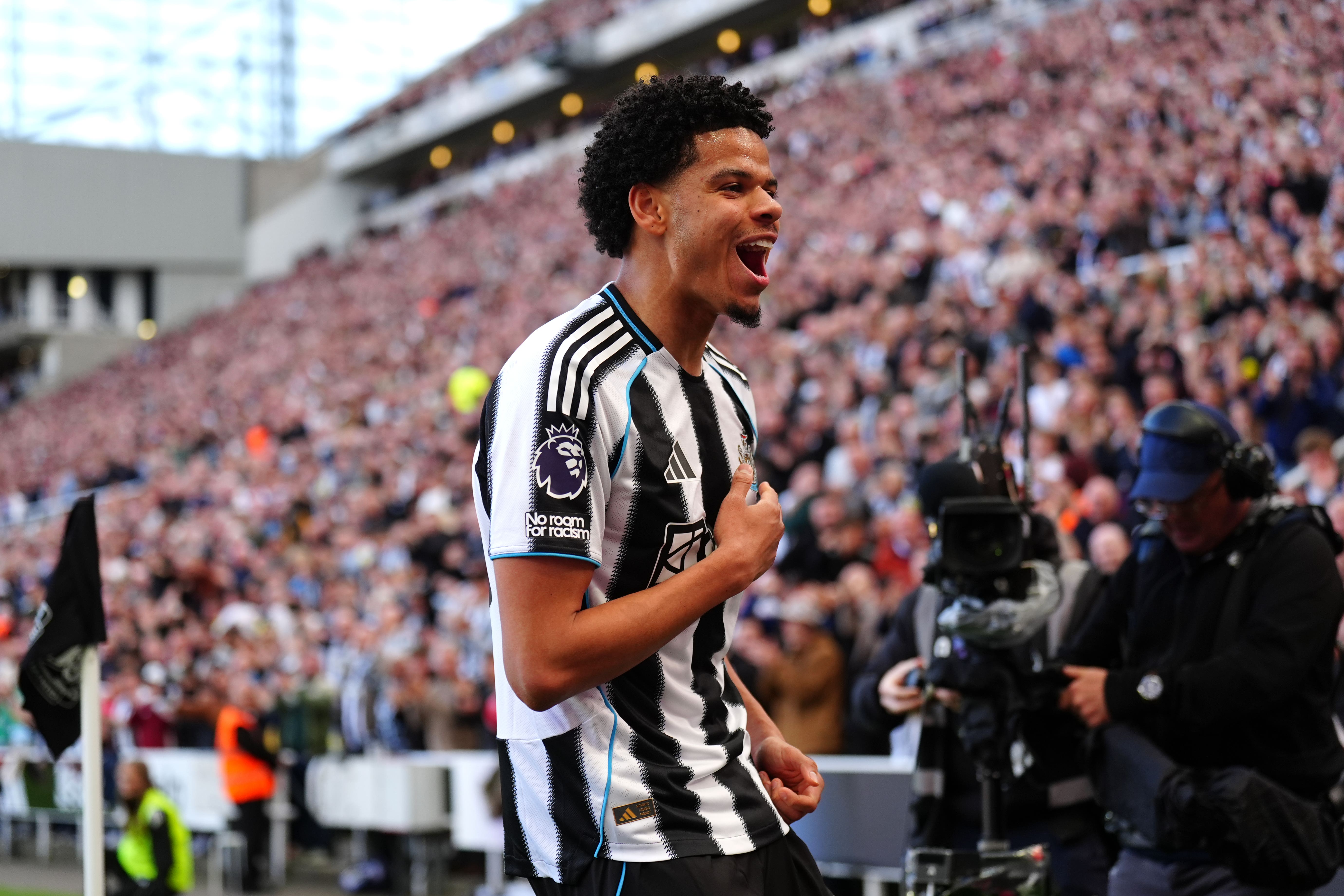 Will Osula scored twice for Newcastle