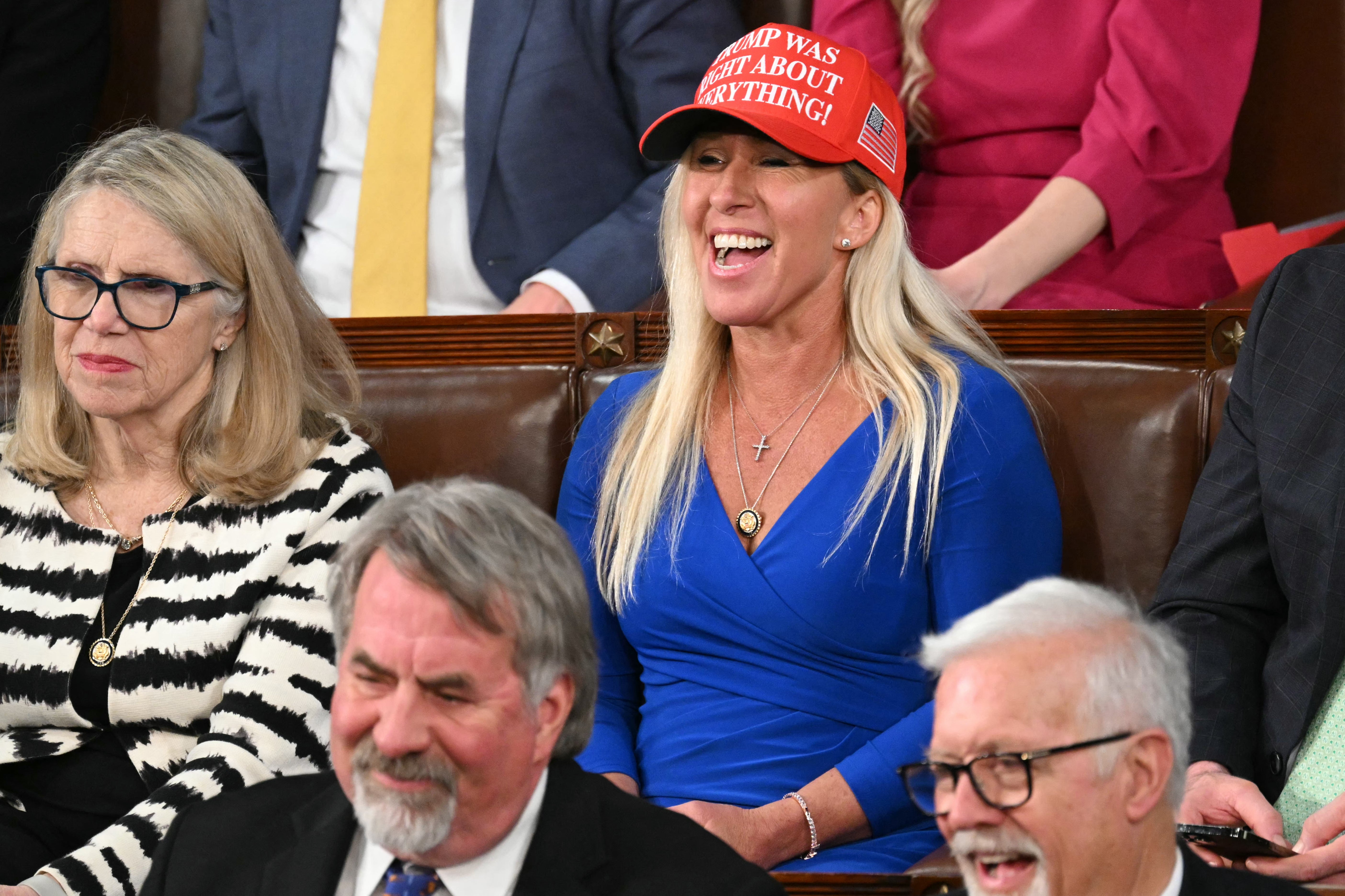 Former Republican congresswoman Marjorie Taylor-Greene has become a frequent critic of President Donald Trump