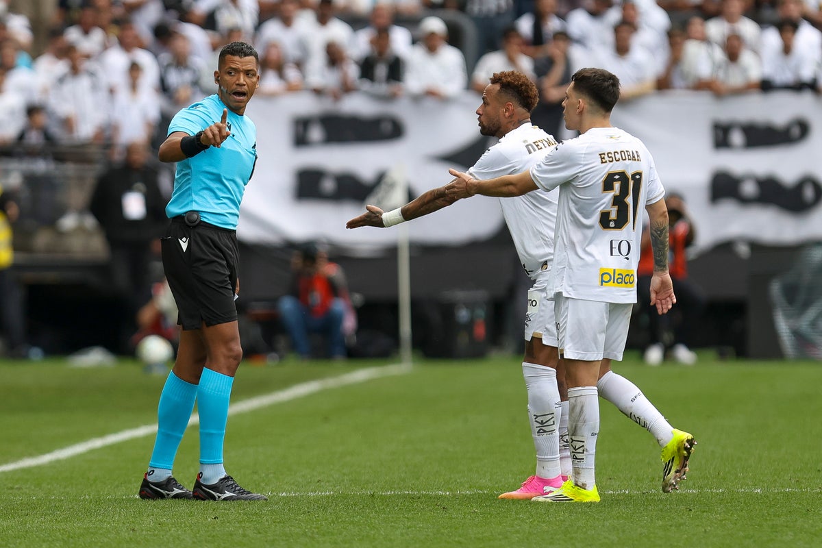 Neymar fumes as he is forced off by substitution error in final match before Brazil World Cup squad announcement